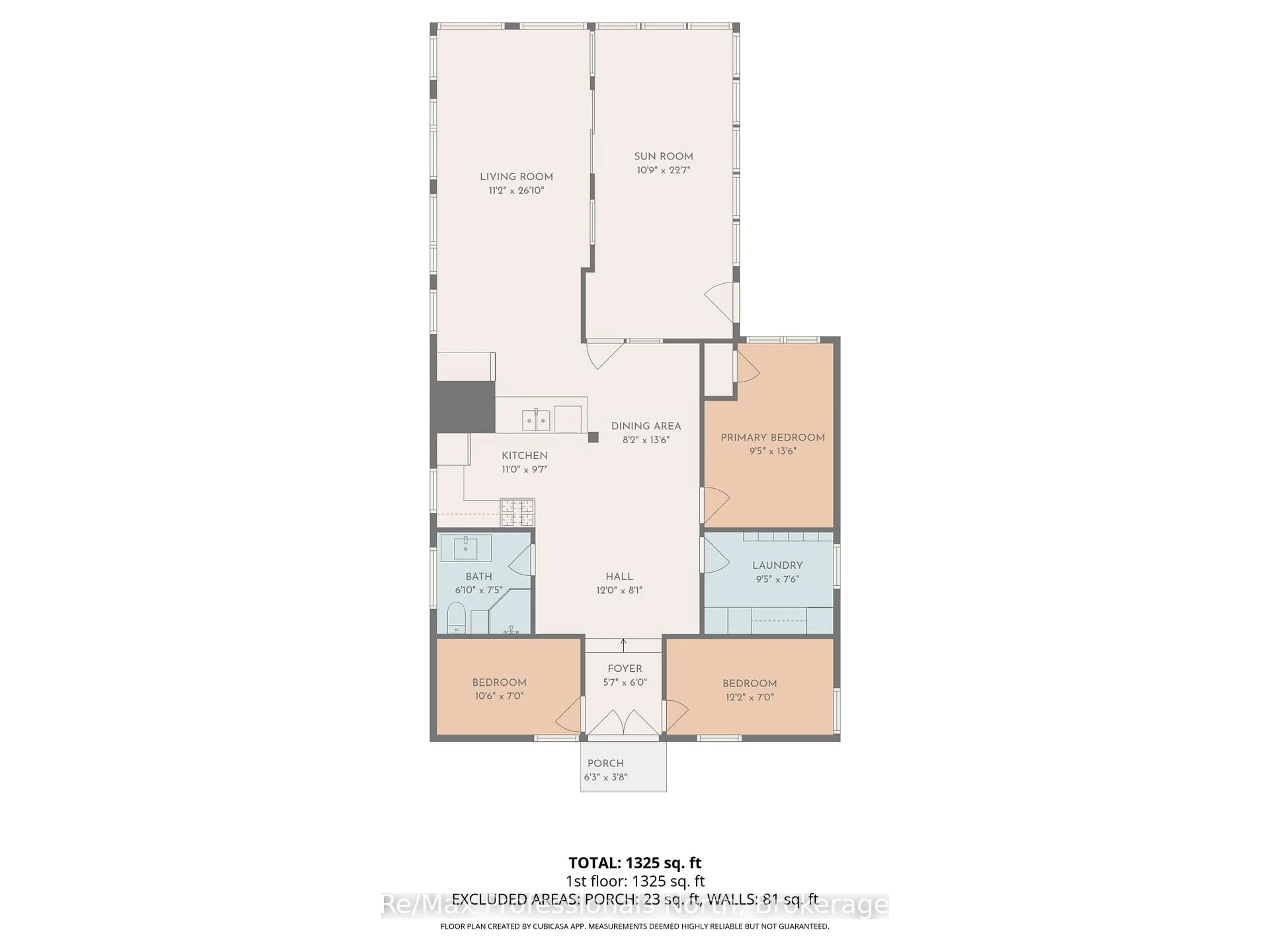 Floor plan for 550 Sixth St #2, Gravenhurst Ontario P1P 1M2