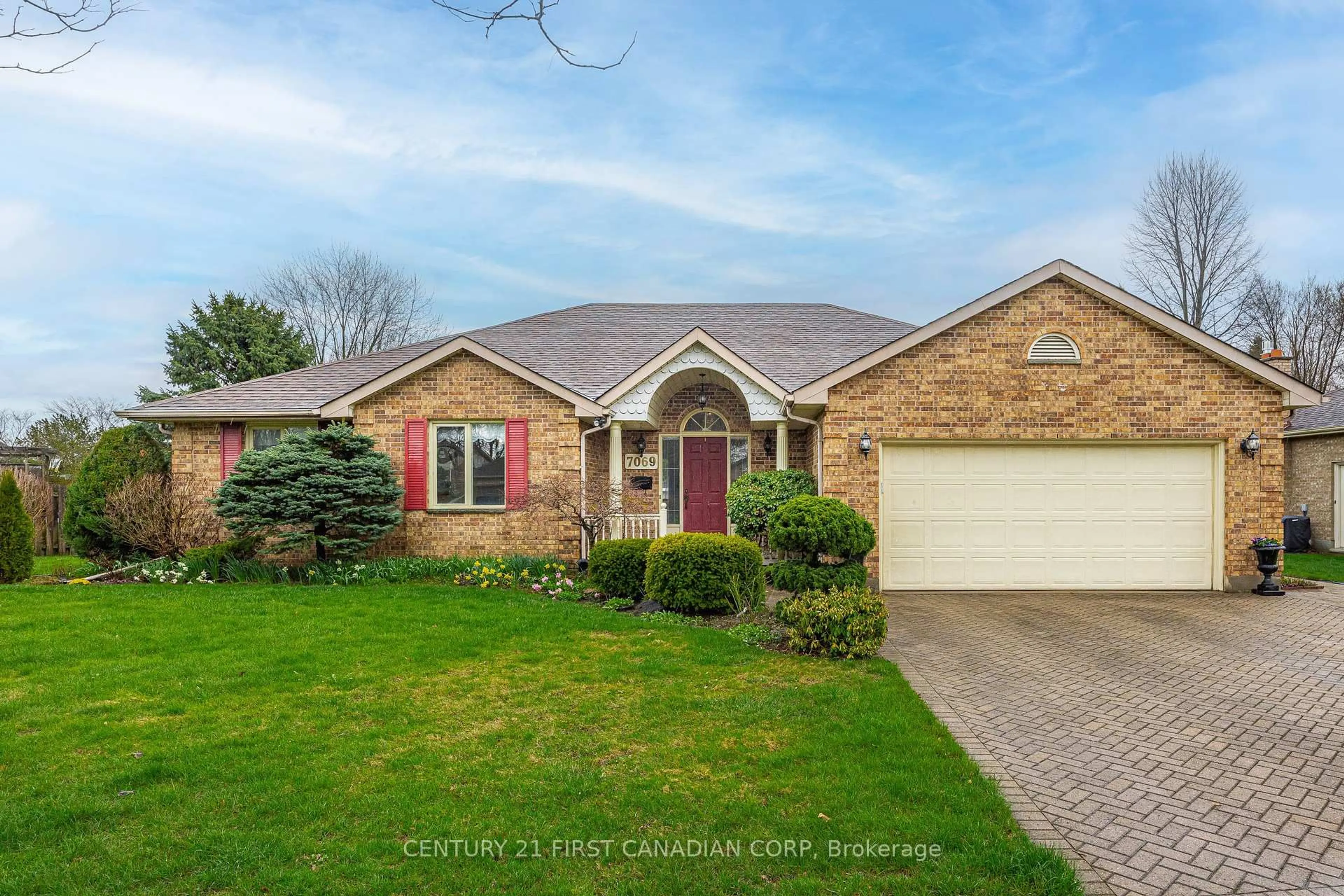 Home with brick exterior material, street for 7069 Diane Cres, London South Ontario N6P 1G2