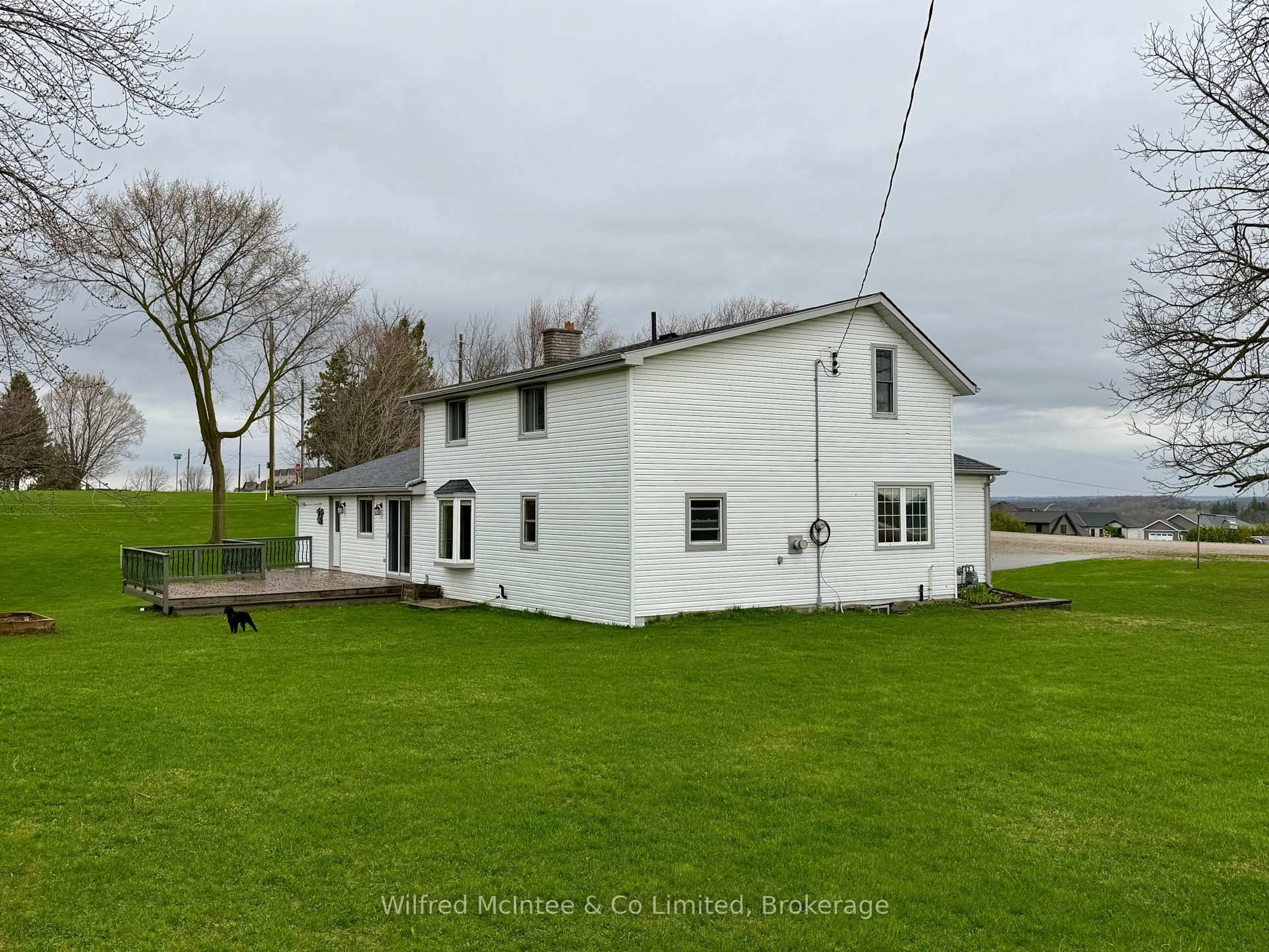 A pic from outside/outdoor area/front of a property/back of a property/a pic from drone, building for 565 D Concession, South Bruce Ontario N0G 2J0