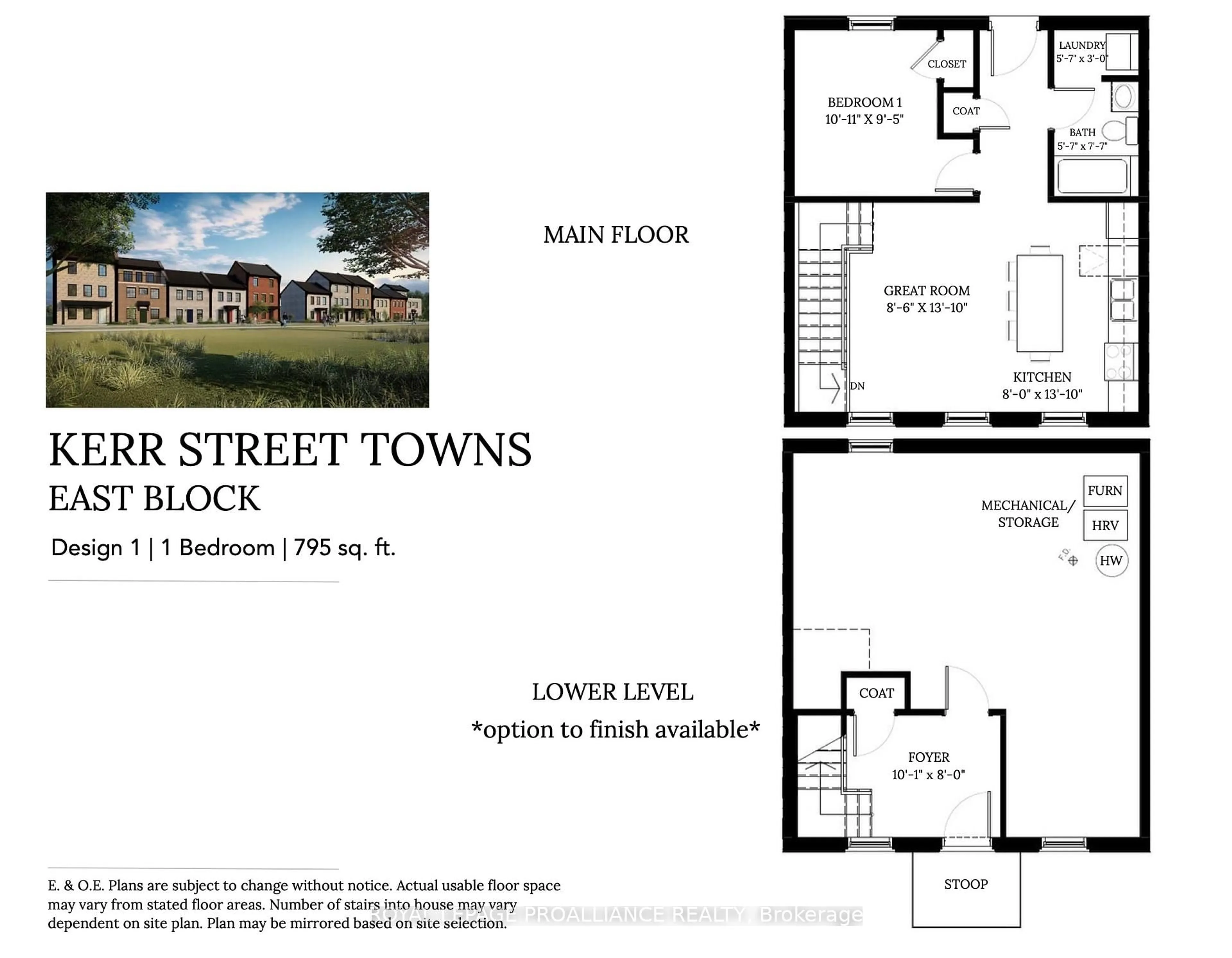Floor plan for 914 Kerr St, Cobourg Ontario K9A 1N6