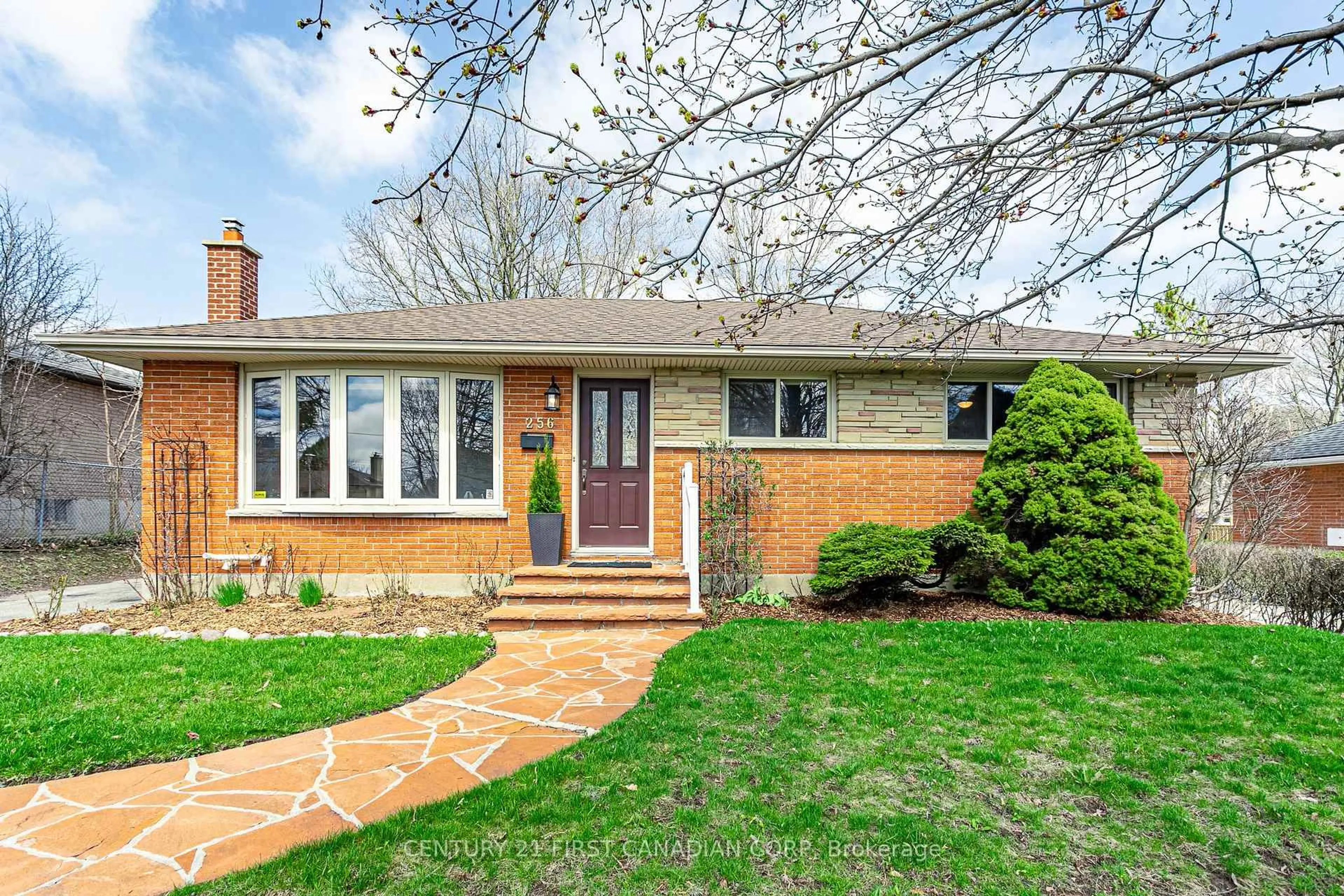 Home with brick exterior material, street for 256 Southcrest Dr, London South Ontario N6J 1N1