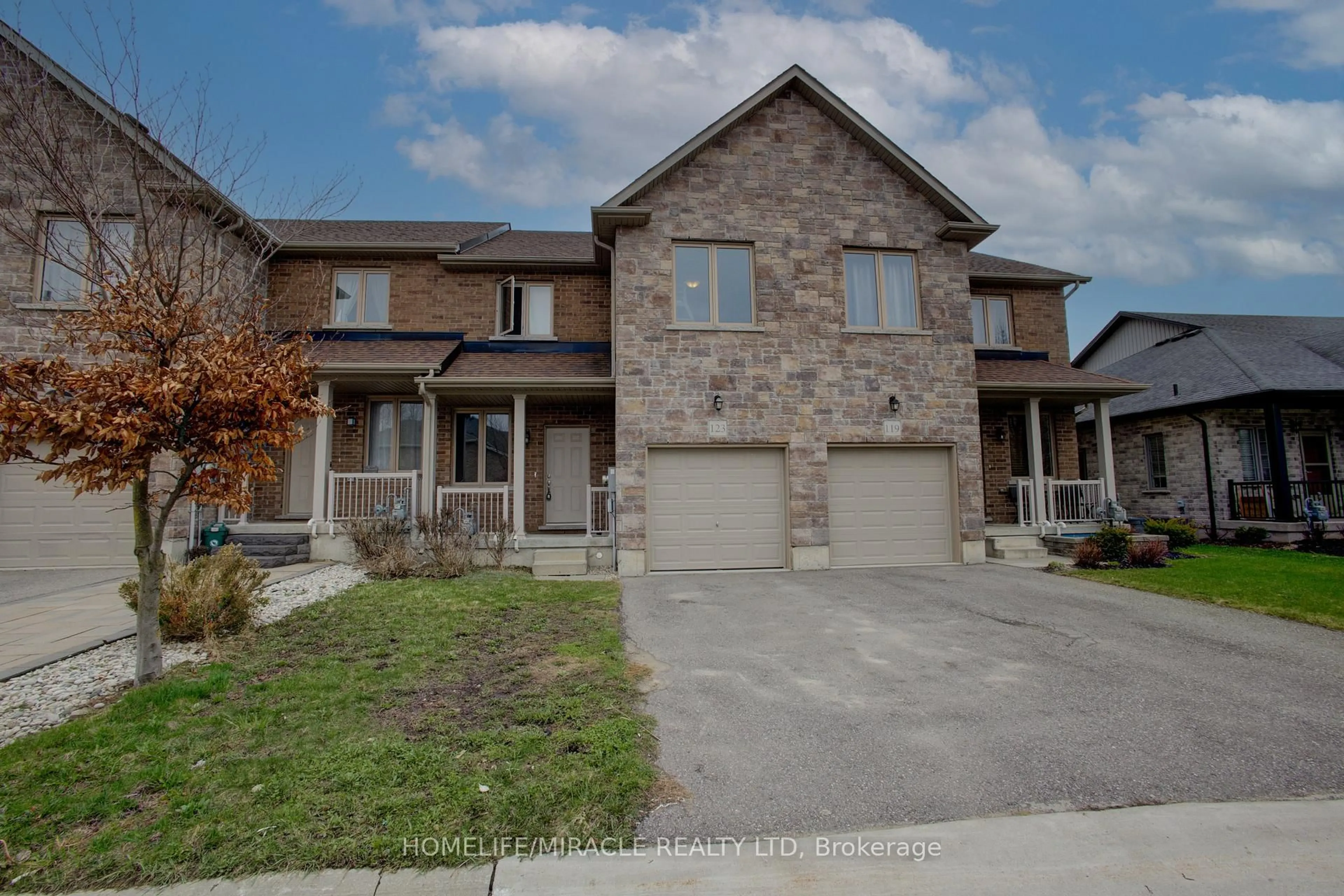 Home with brick exterior material, street for 123 Samuel Dr, Wellington North Ontario N0G 1A0