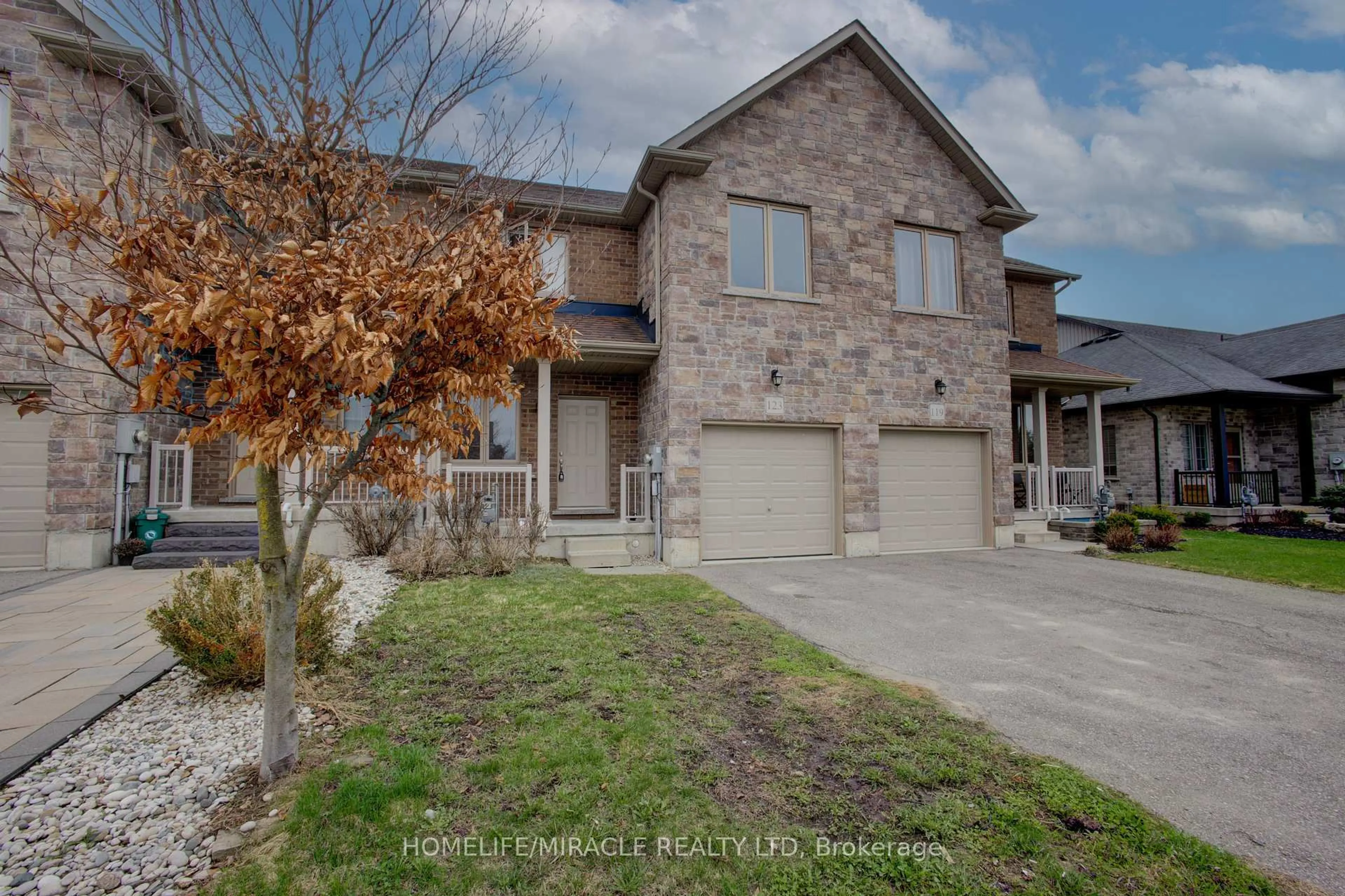 Home with brick exterior material, street for 123 Samuel Dr, Wellington North Ontario N0G 1A0