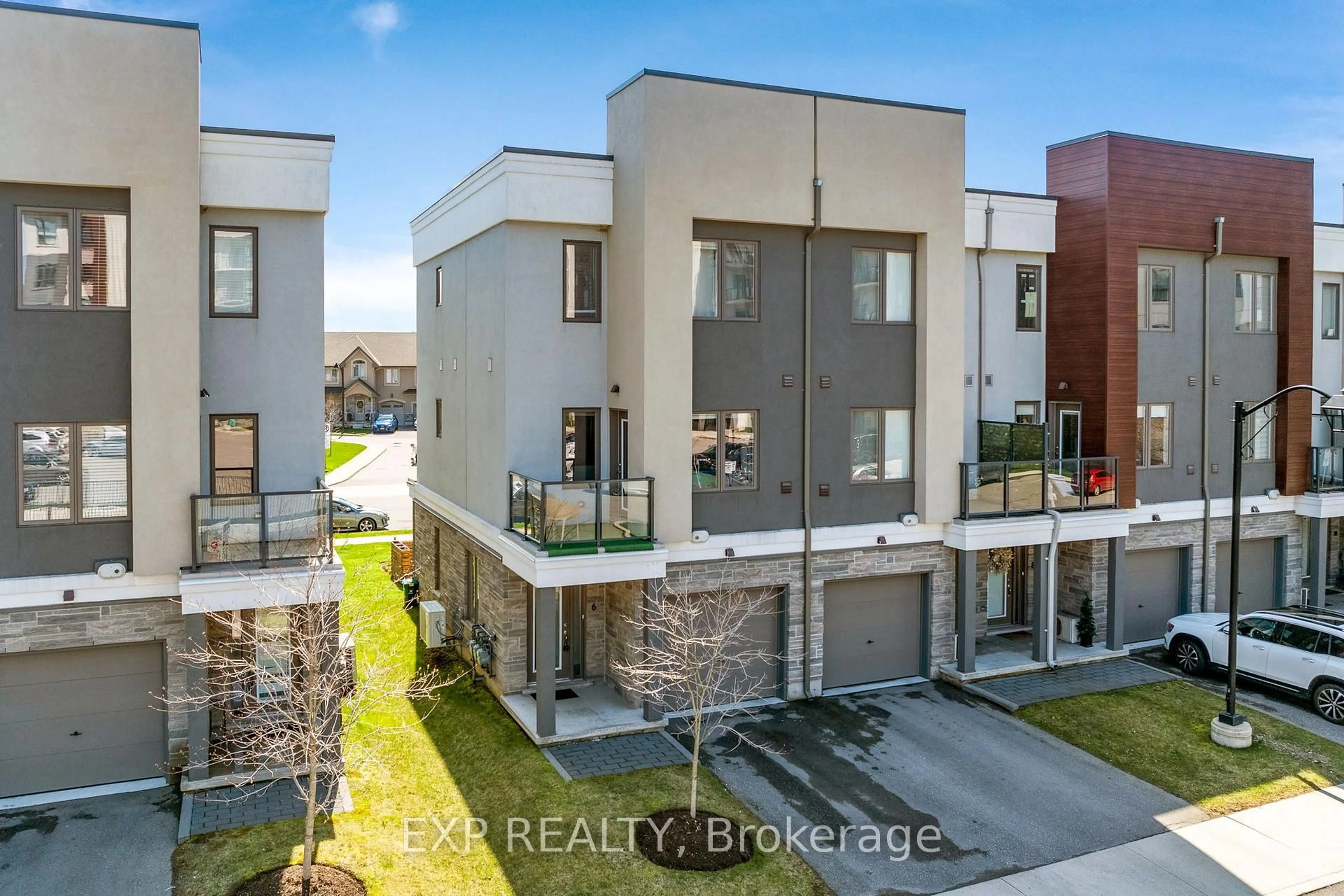 A pic from outside/outdoor area/front of a property/back of a property/a pic from drone, street for 115 Shoreview Pl #6, Hamilton Ontario L8E 0K4