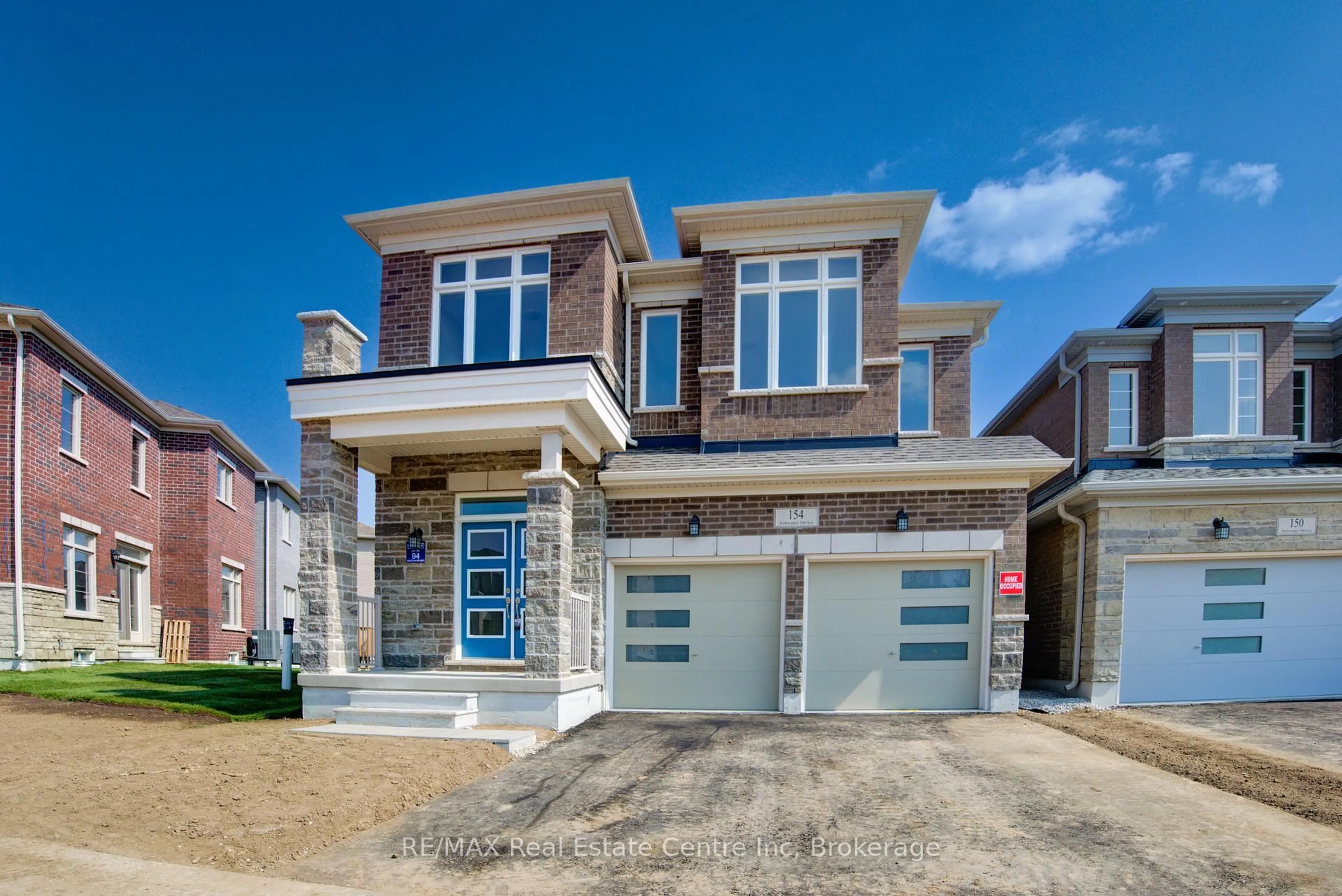 Home with brick exterior material, street for 154 ATTWATER Dr, Cambridge Ontario N1T 0G5