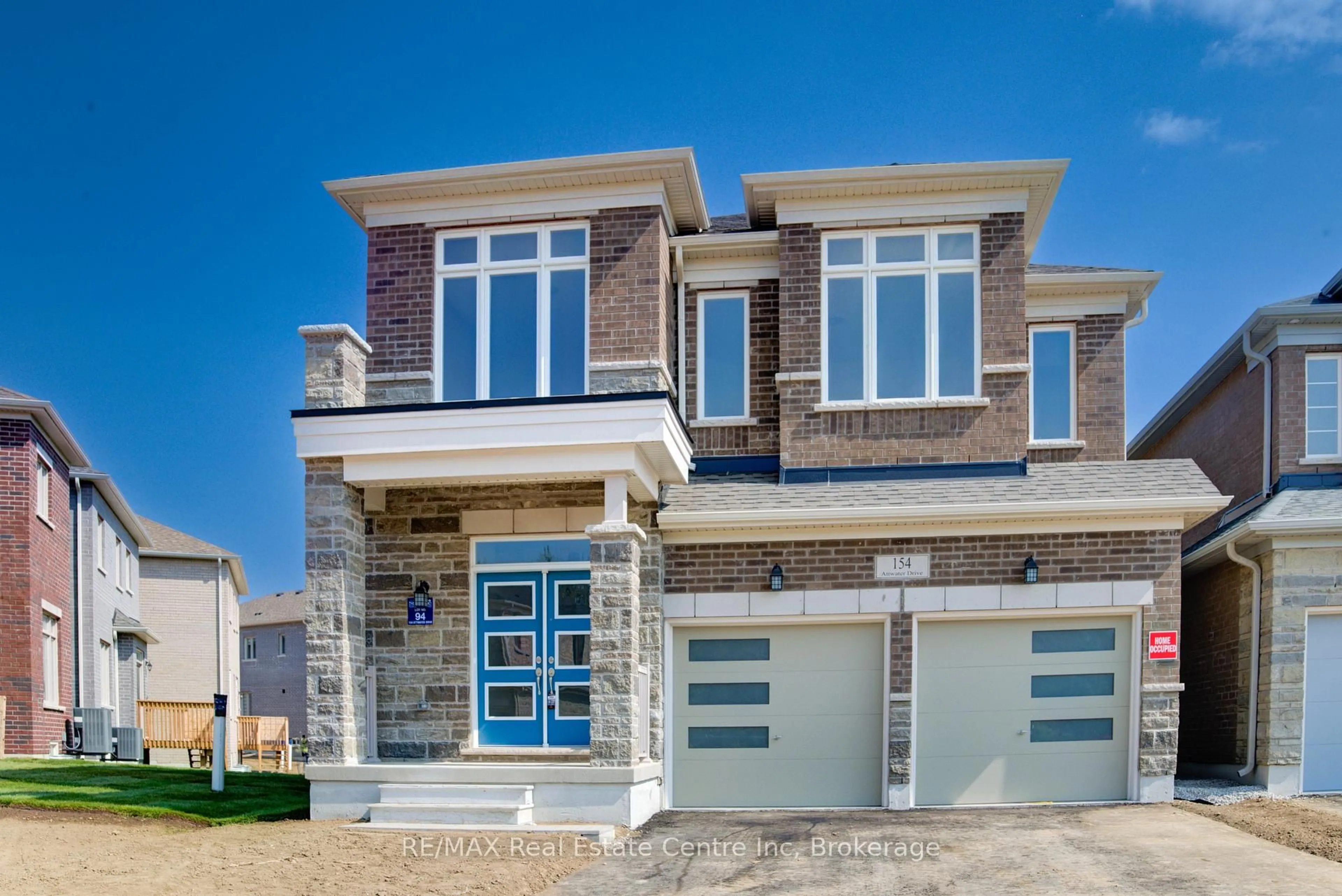 Home with brick exterior material, street for 154 ATTWATER Dr, Cambridge Ontario N1T 0G5