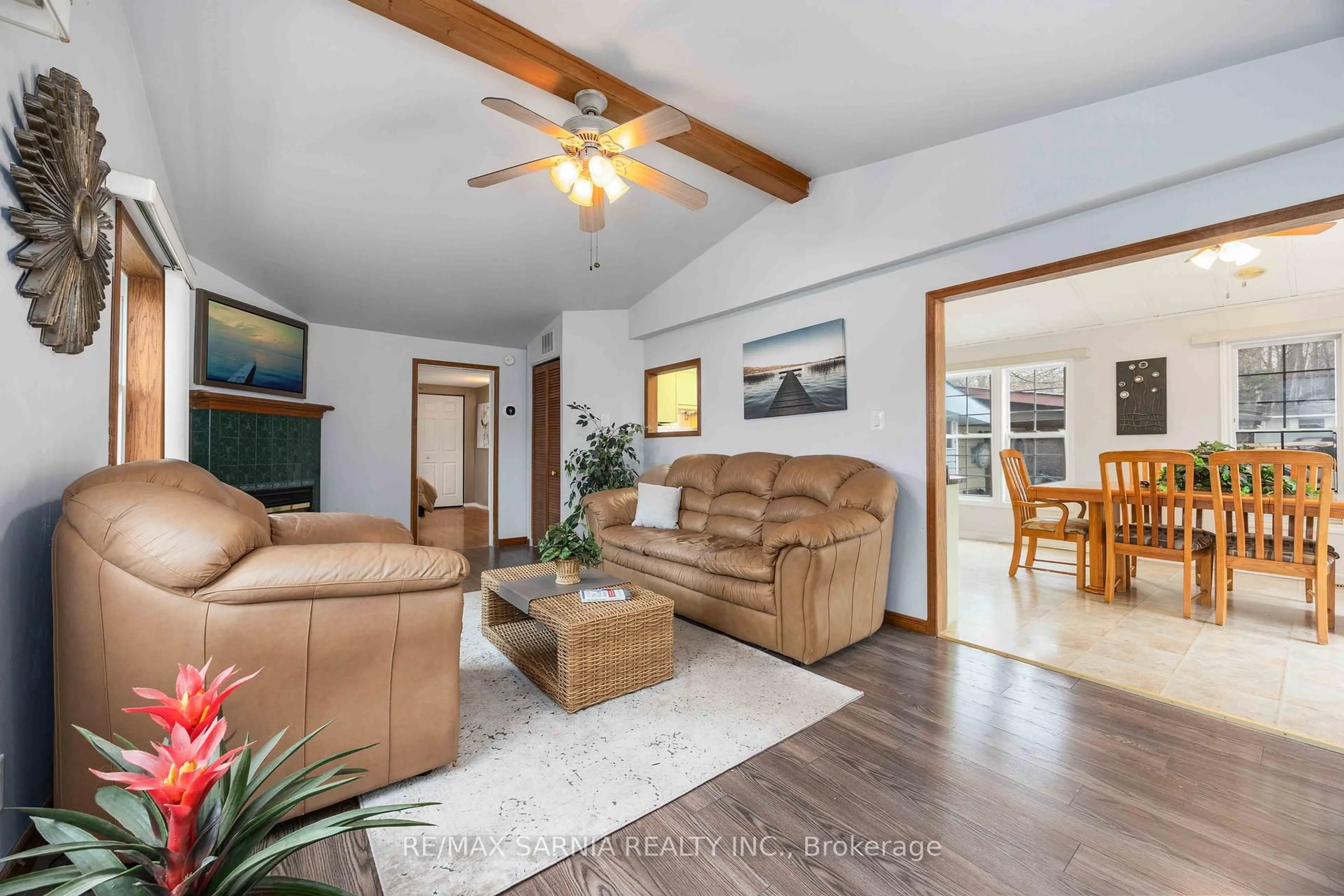 Living room with furniture, unknown for 4895 Lakeshore Rd #A42, Plympton-Wyoming Ontario N0N 1J6