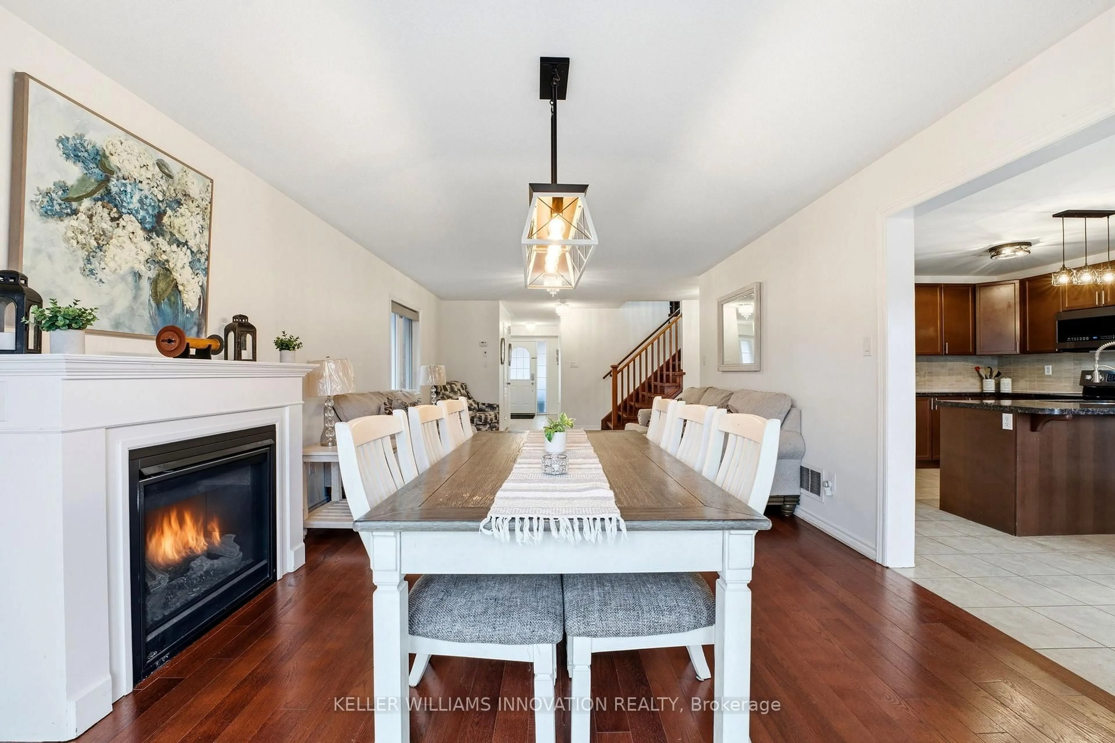 Dining room, wood/laminate floor for 420 Armstrong St, North Perth Ontario N4W 0E6