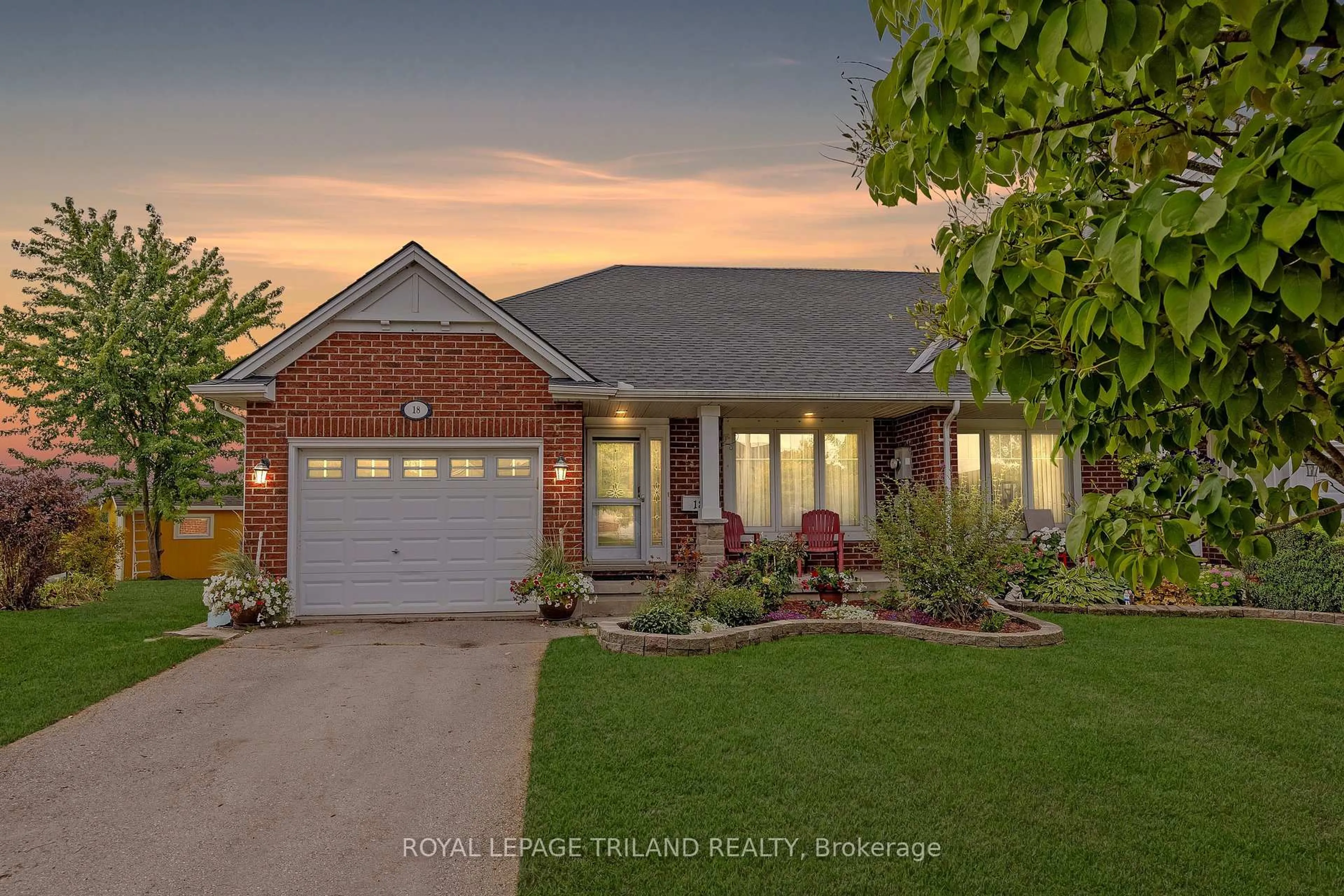 Home with brick exterior material, street for 18 Coleman Crt, St. Thomas Ontario N5R 0A5