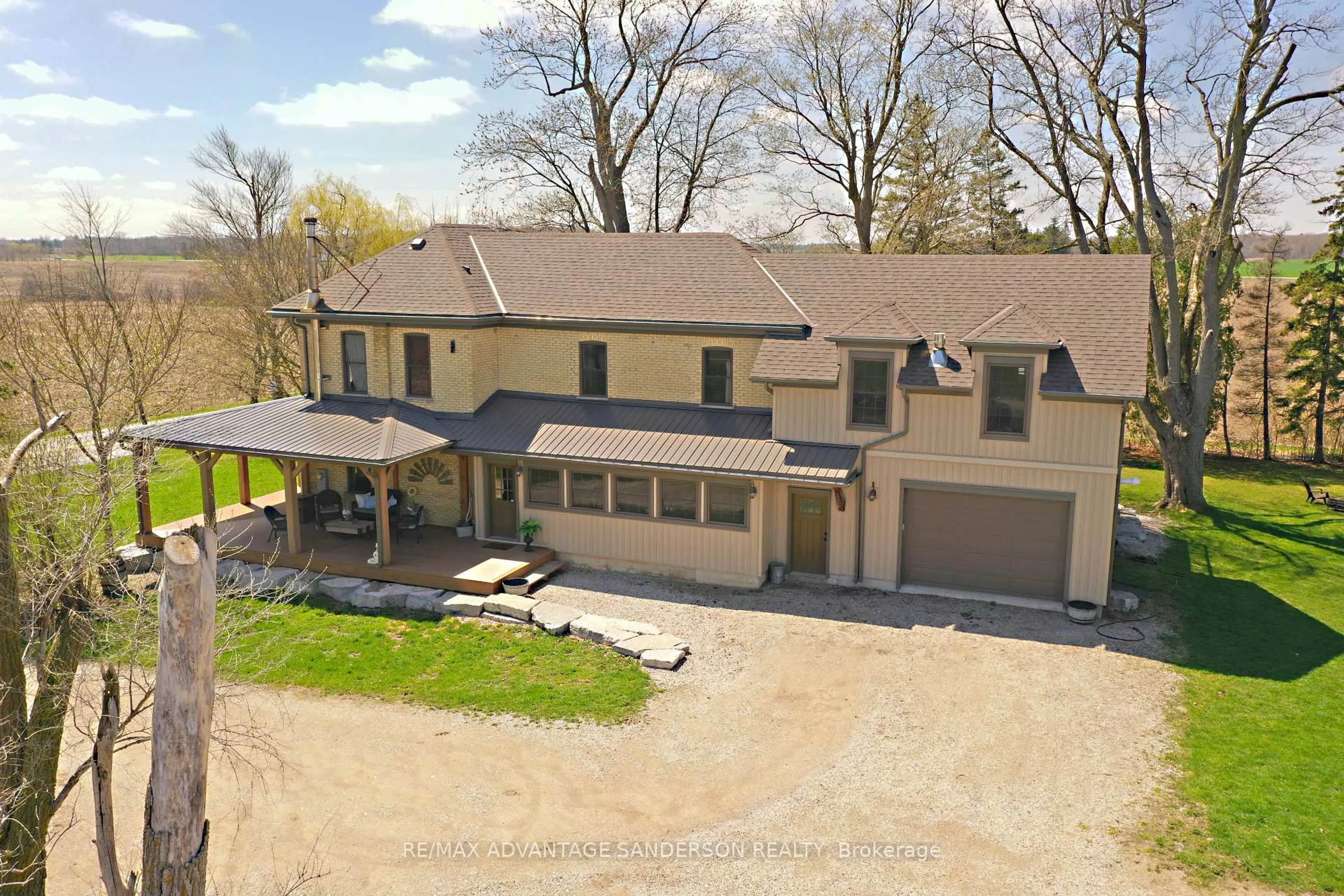 A pic from outside/outdoor area/front of a property/back of a property/a pic from drone, unknown for 12486 Medway Rd, Middlesex Centre Ontario N0M 1C0