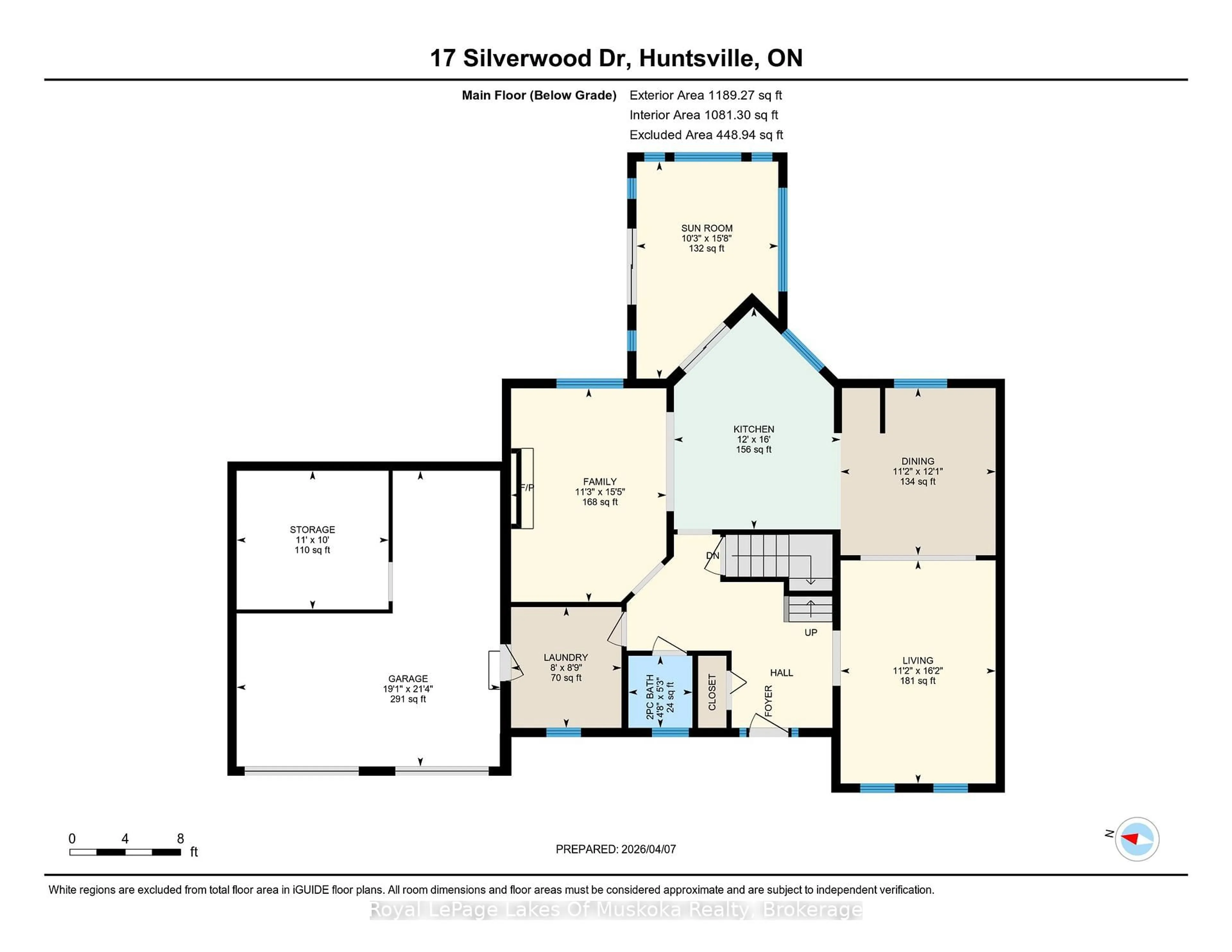 Floor plan for 17 Silverwood Dr, Huntsville Ontario P1H 1N1