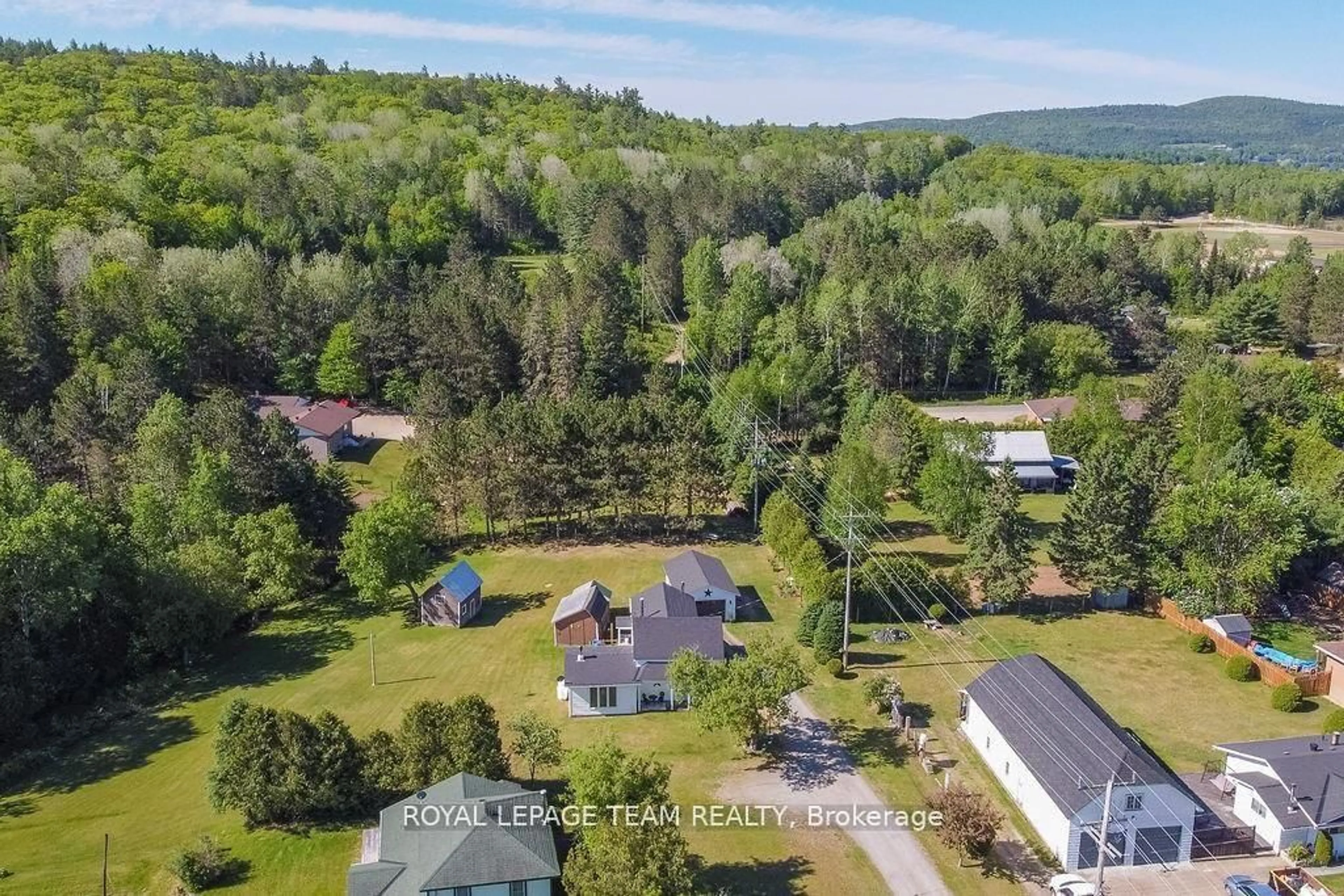 A pic from outside/outdoor area/front of a property/back of a property/a pic from drone, forest/trees view for 3709 Old Barrys Bay Rd, Barry's Bay Ontario K0J 1B0