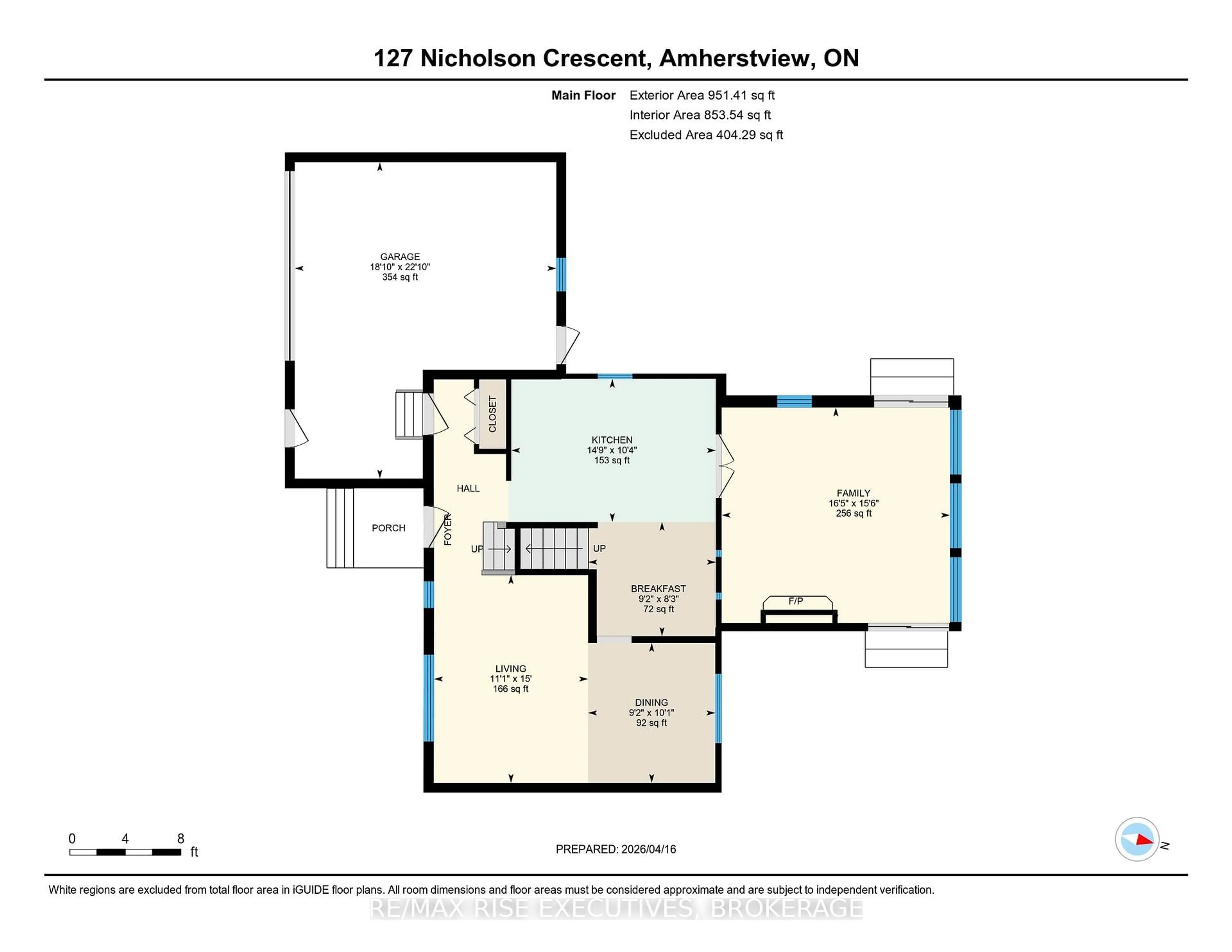 Floor plan for 127 Nicholson Cres, Loyalist Ontario K7N 1W9