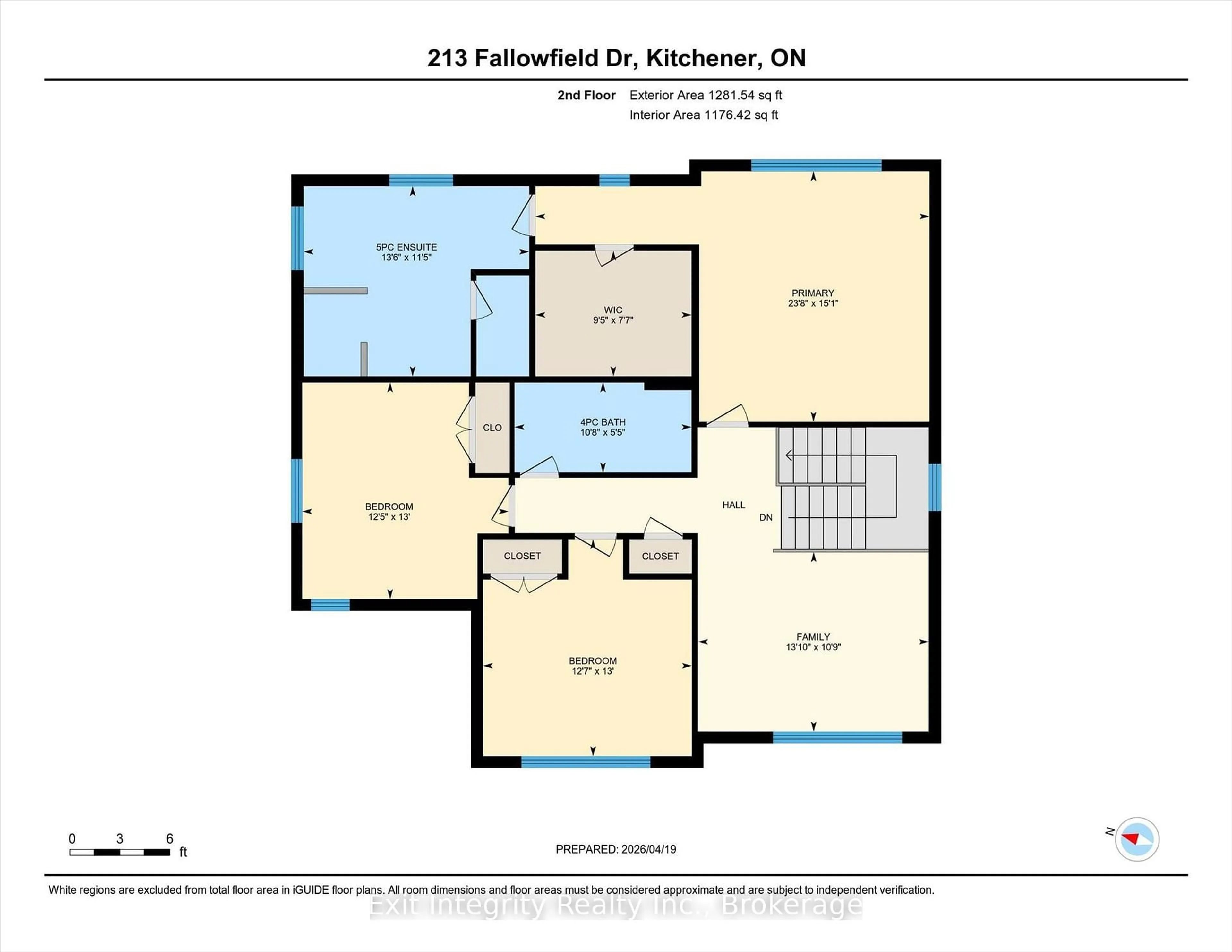 Floor plan for 213 Fallowfield Dr, Kitchener Ontario N2C 2T7