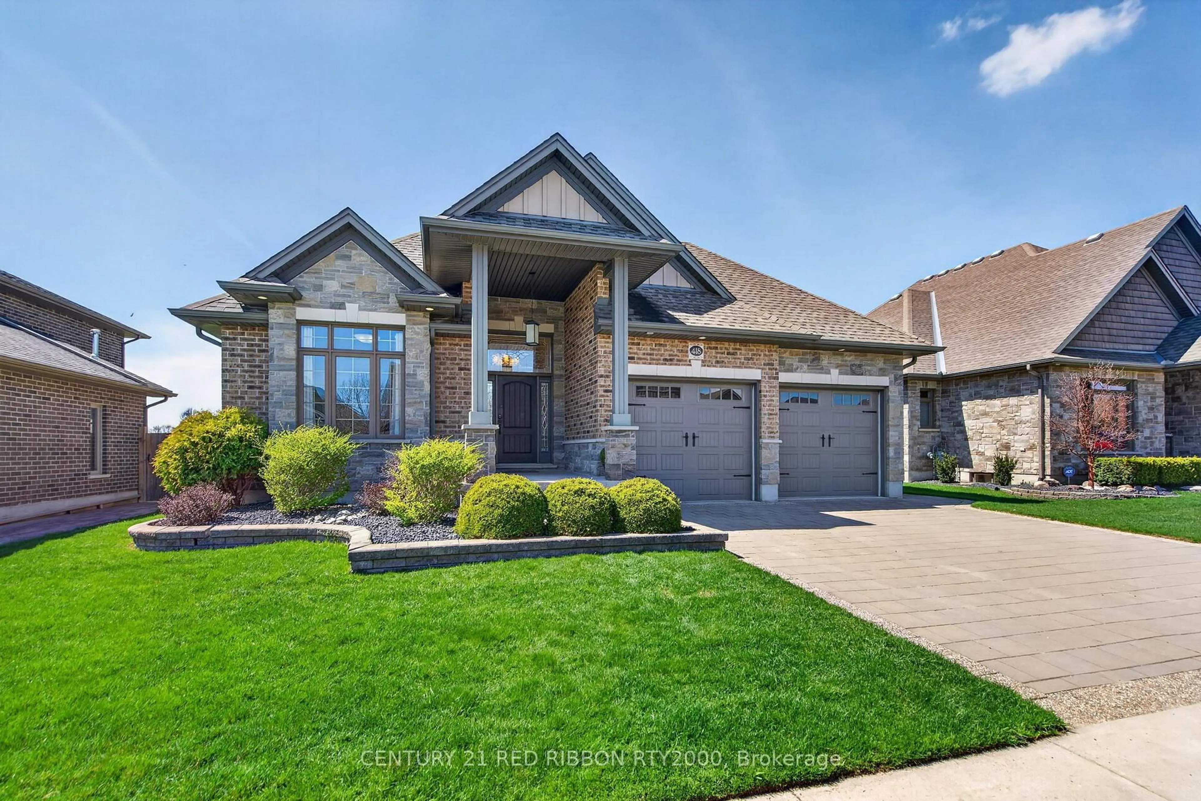 Home with brick exterior material, street for 418 Macdonald St, Strathroy-Caradoc Ontario N7G 0B2