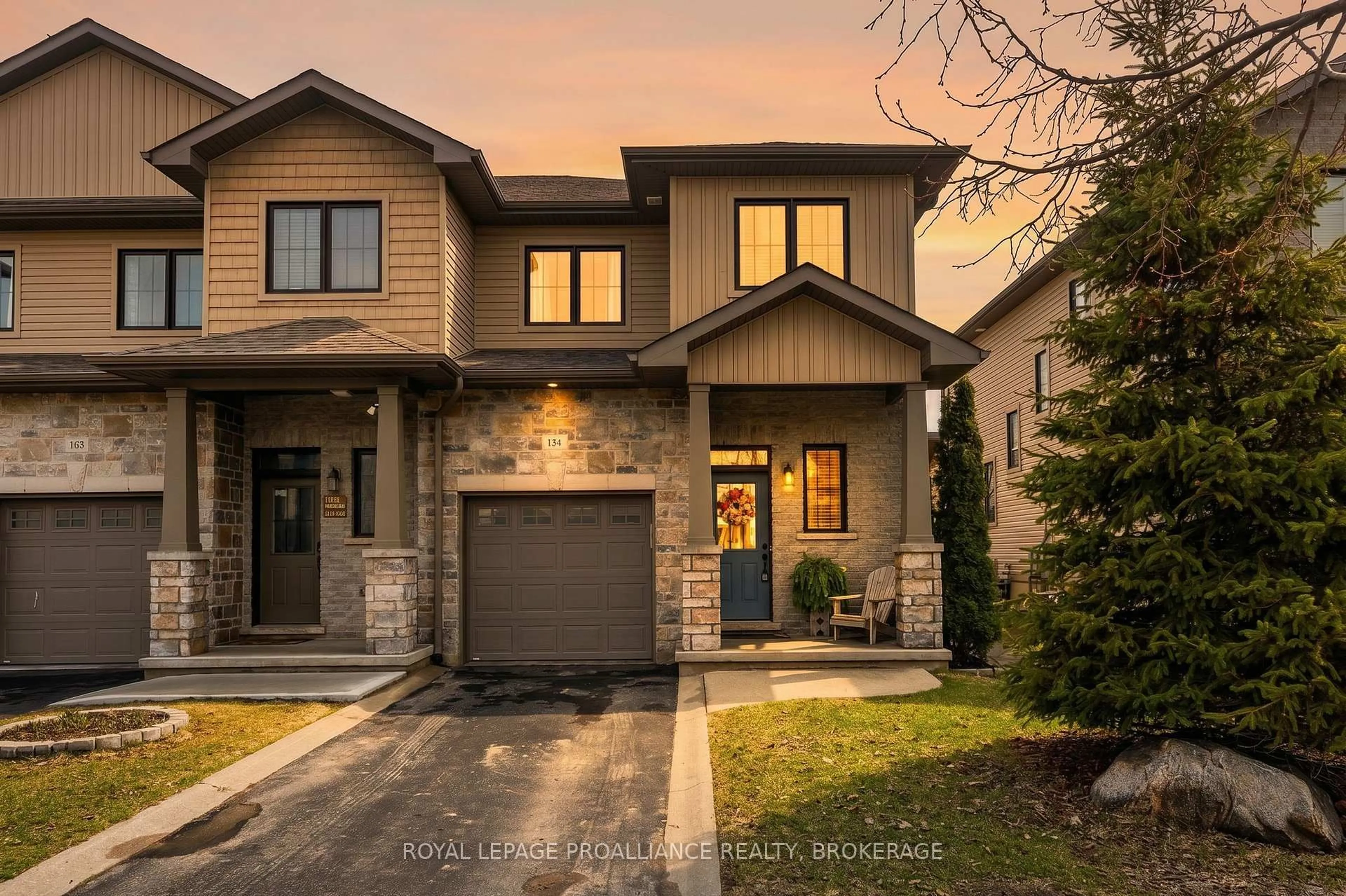 Home with brick exterior material, street for 136 Simurda Crt, Loyalist Ontario K7N 0A8