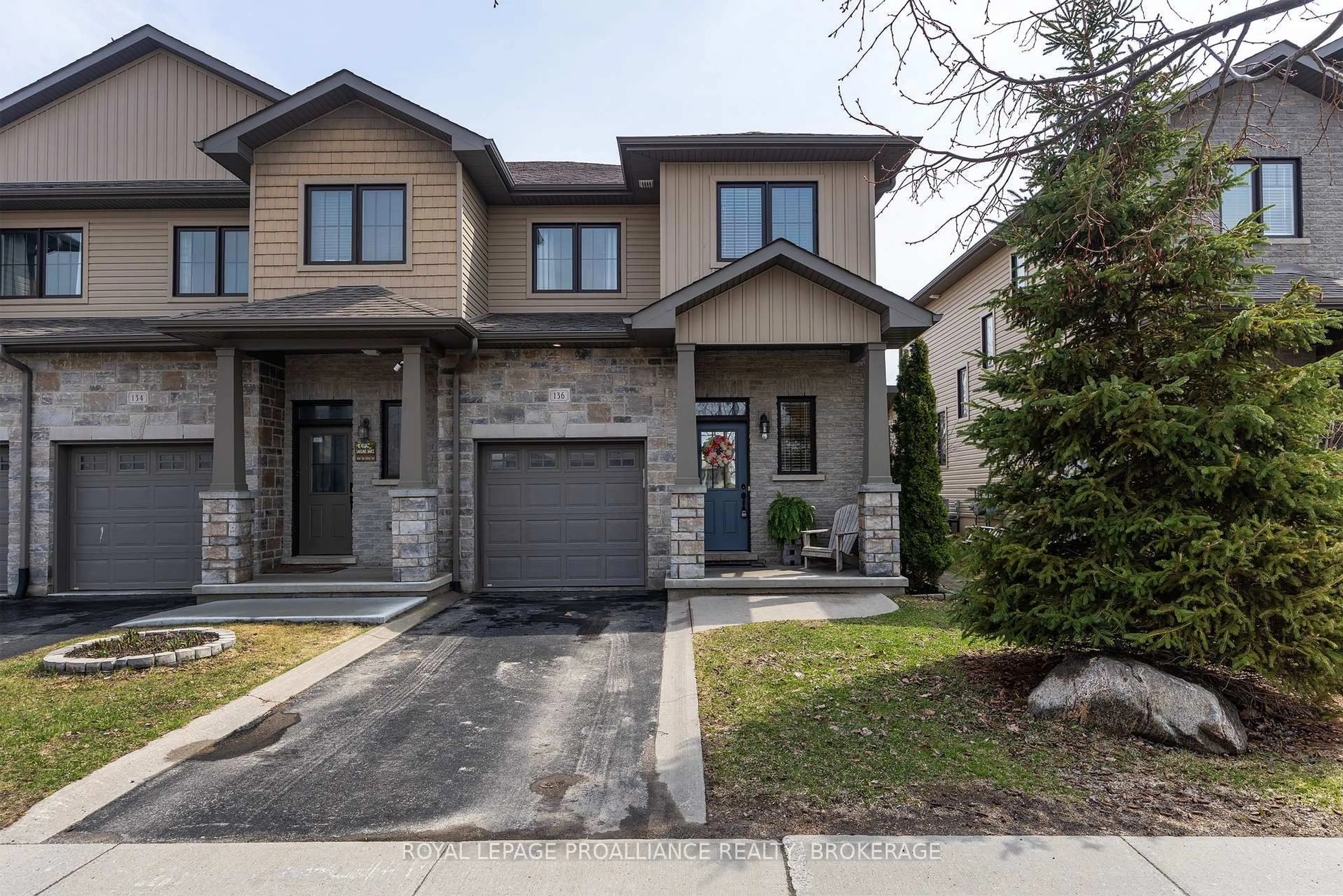 Home with brick exterior material, street for 136 Simurda Crt, Loyalist Ontario K7N 0A8