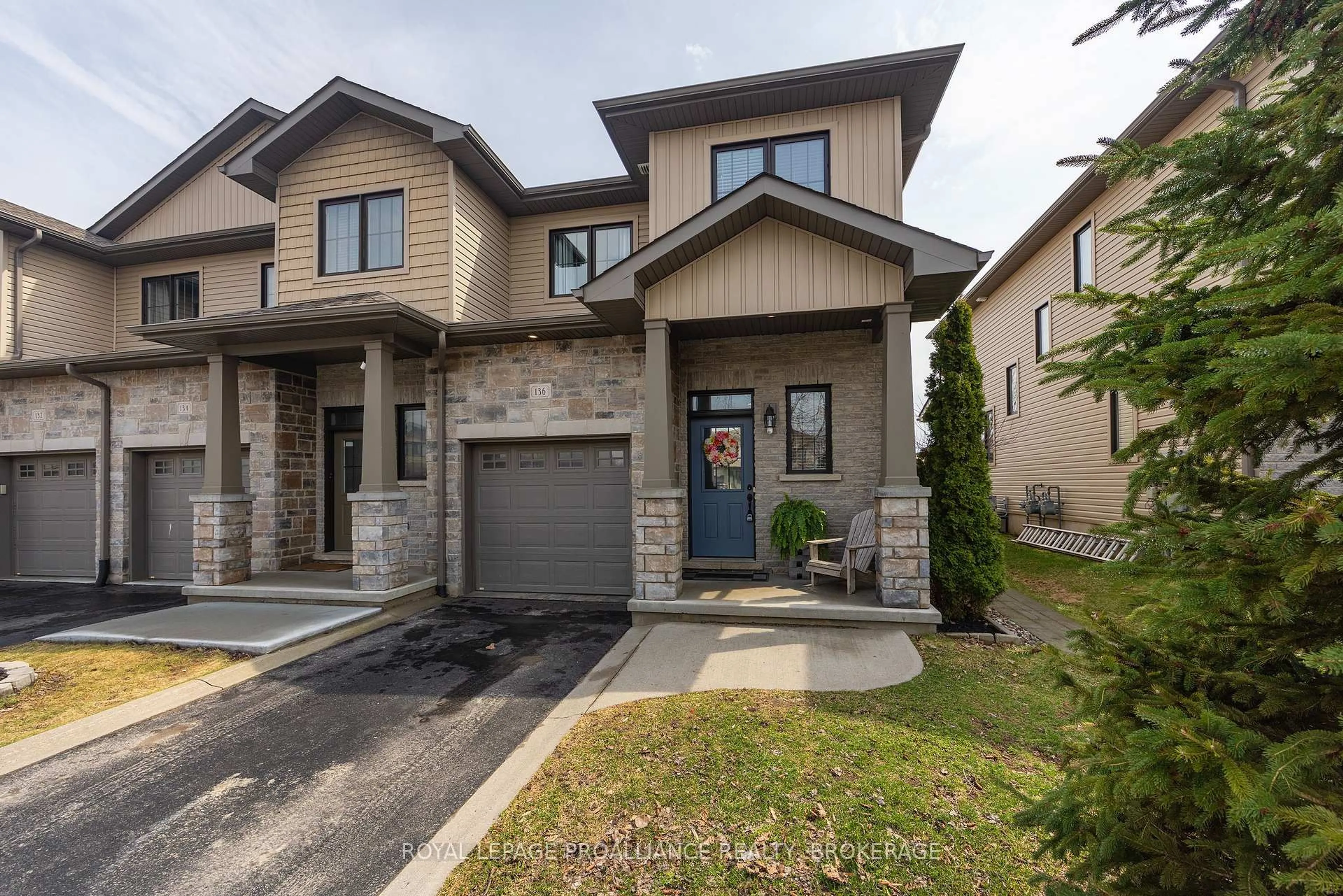 Home with brick exterior material, street for 136 Simurda Crt, Loyalist Ontario K7N 0A8