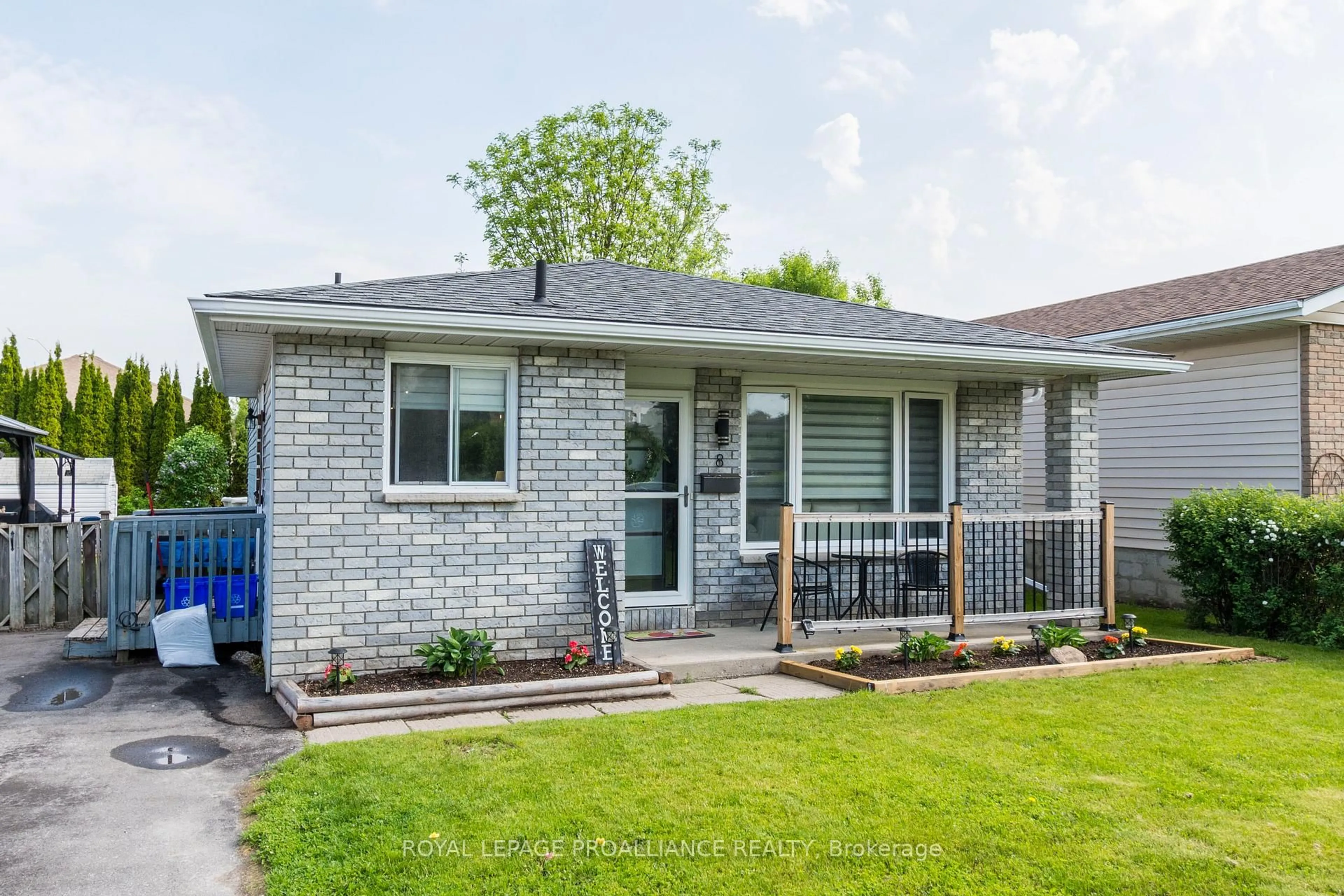 Home with brick exterior material, street for 8 Birch St, Quinte West Ontario K8V 6J1