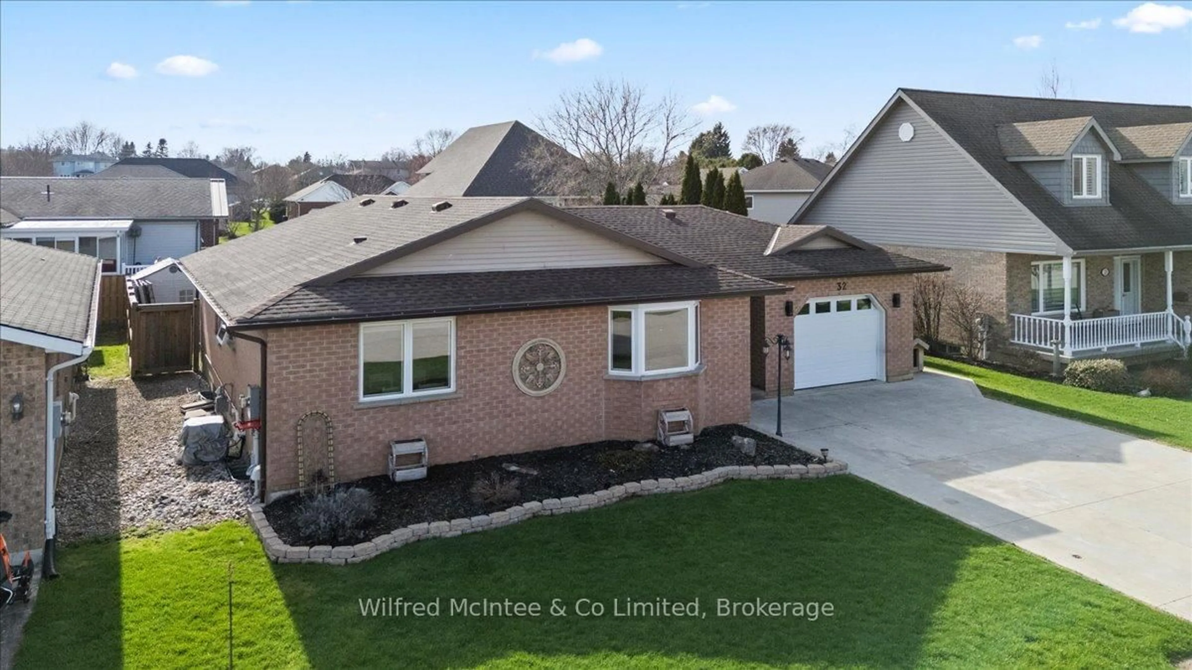 Home with brick exterior material, street for 32 West River Rd, Brockton Ontario N0G 2V0