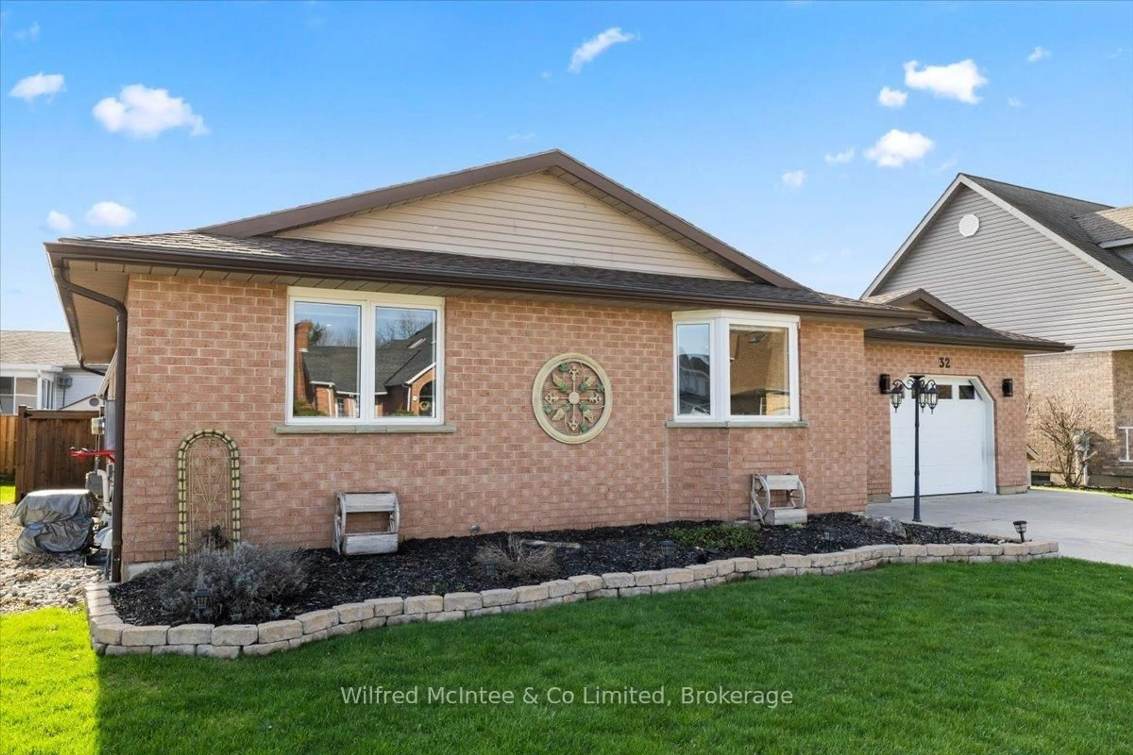 Home with brick exterior material, street for 32 West River Rd, Brockton Ontario N0G 2V0
