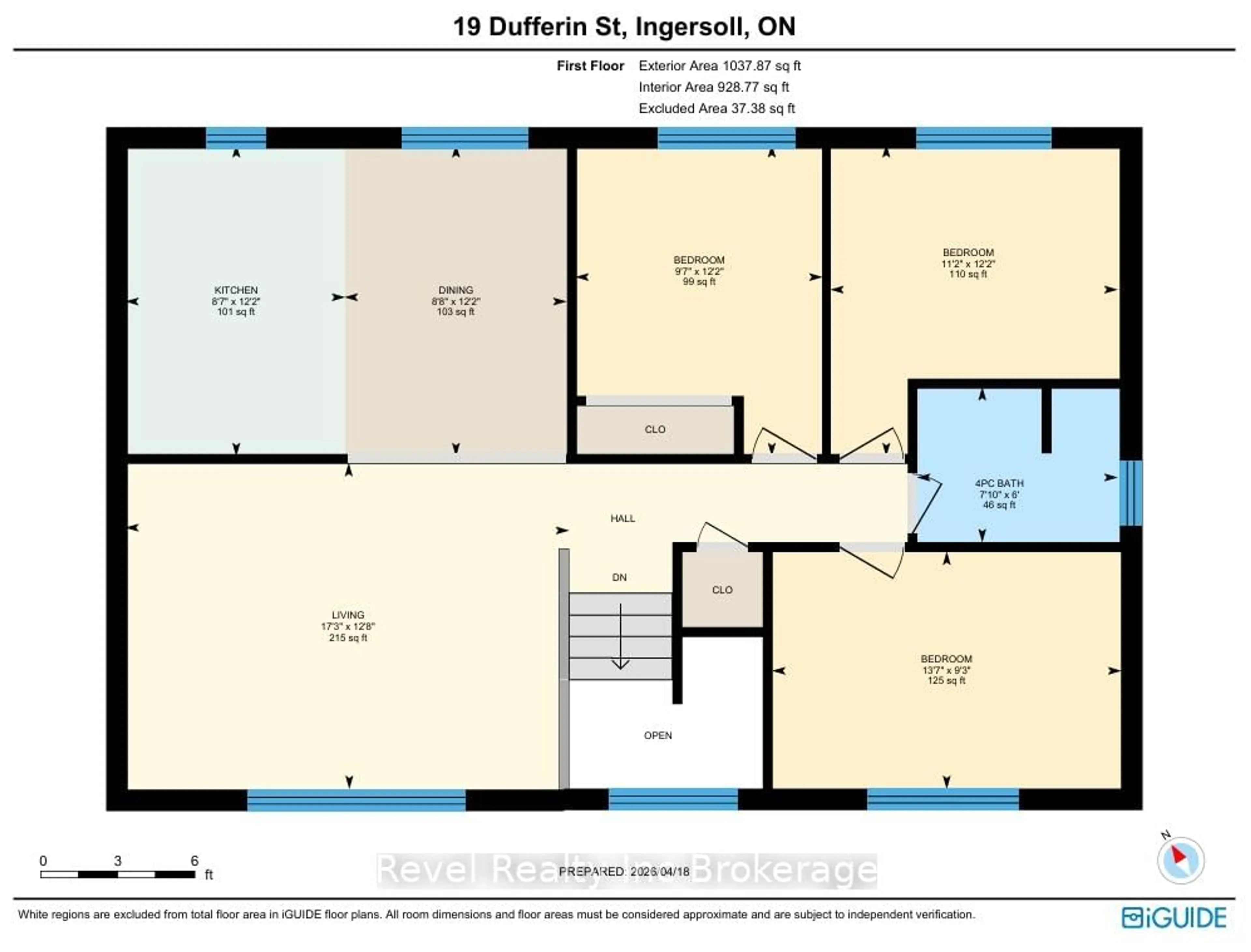 Floor plan for 19 Dufferin St, Ingersoll Ontario N5C 2E5