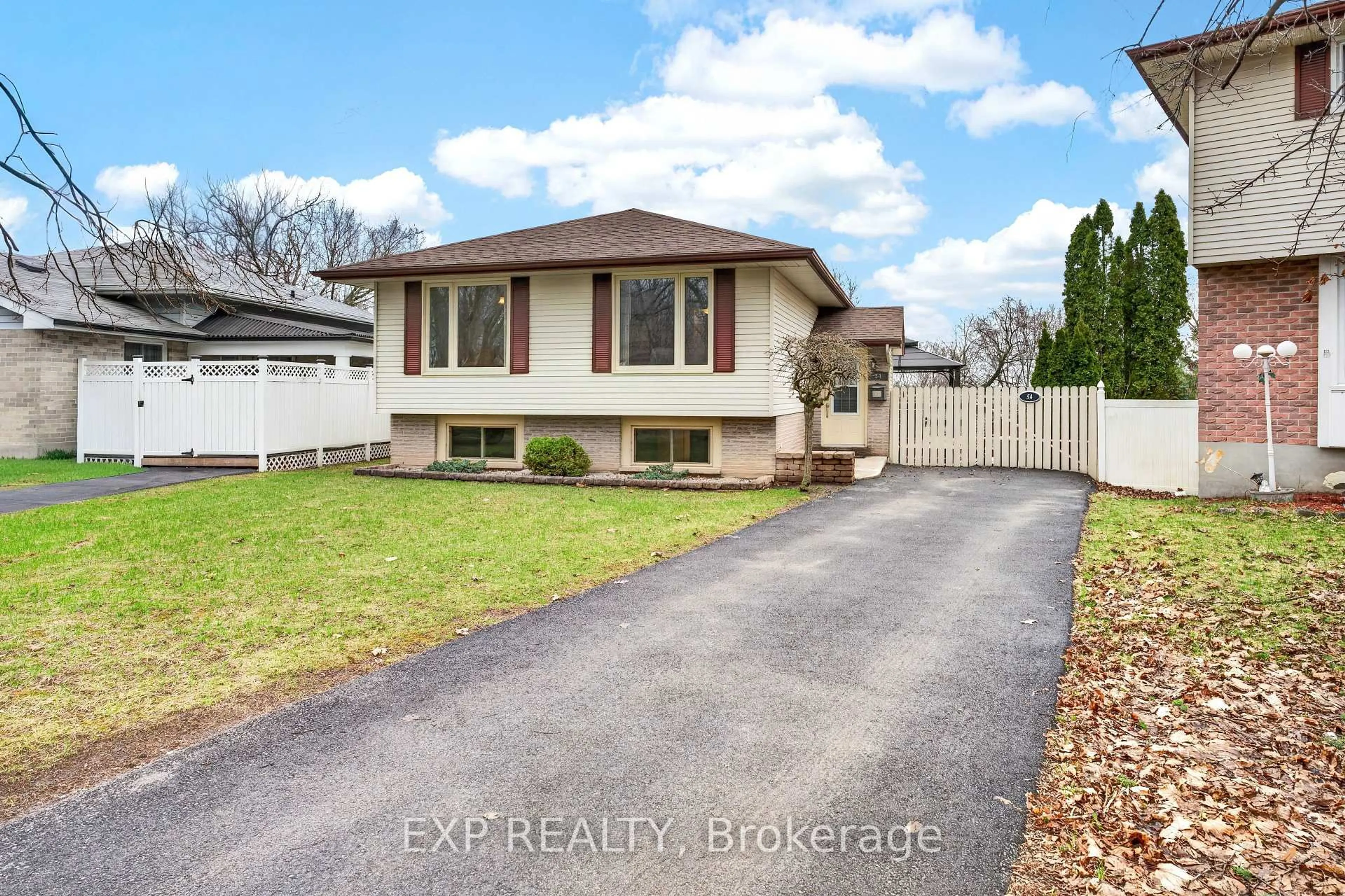 Home with vinyl exterior material, street for 54 Dauphin Ave, Kingston Ontario K7K 6B1