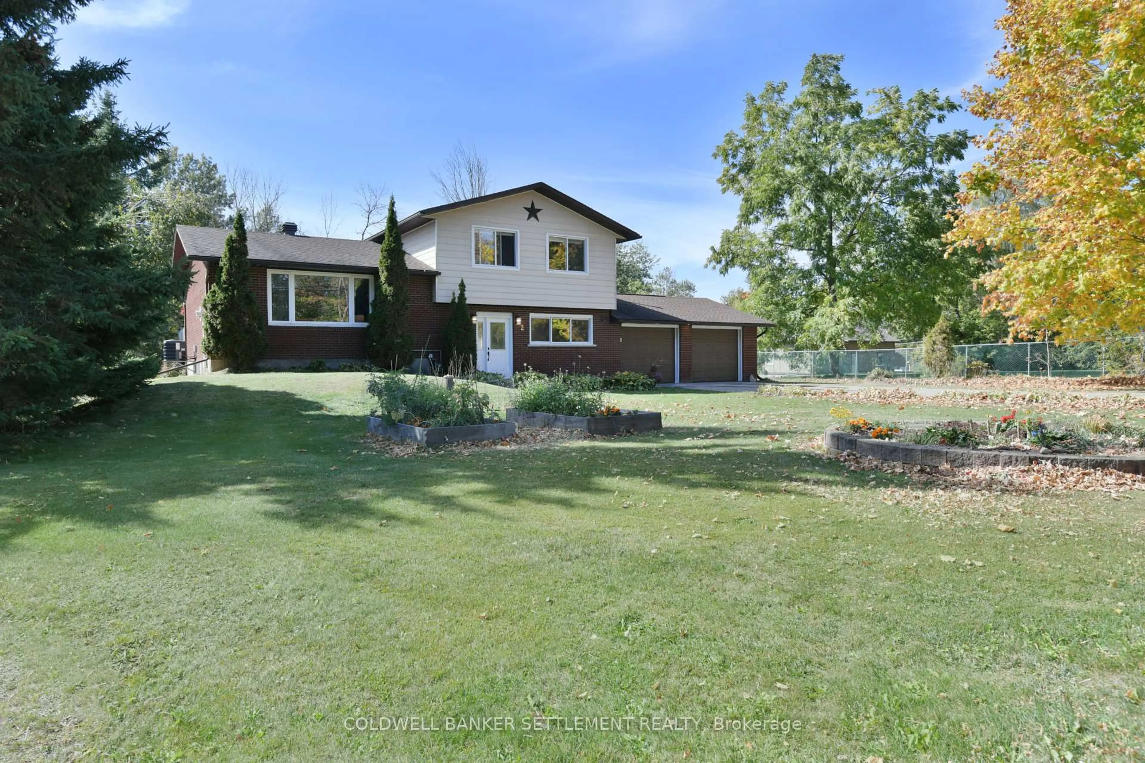 A pic from outside/outdoor area/front of a property/back of a property/a pic from drone, unknown for 2 Salmon Side Rd, Rideau Lakes Ontario K7A 4S5