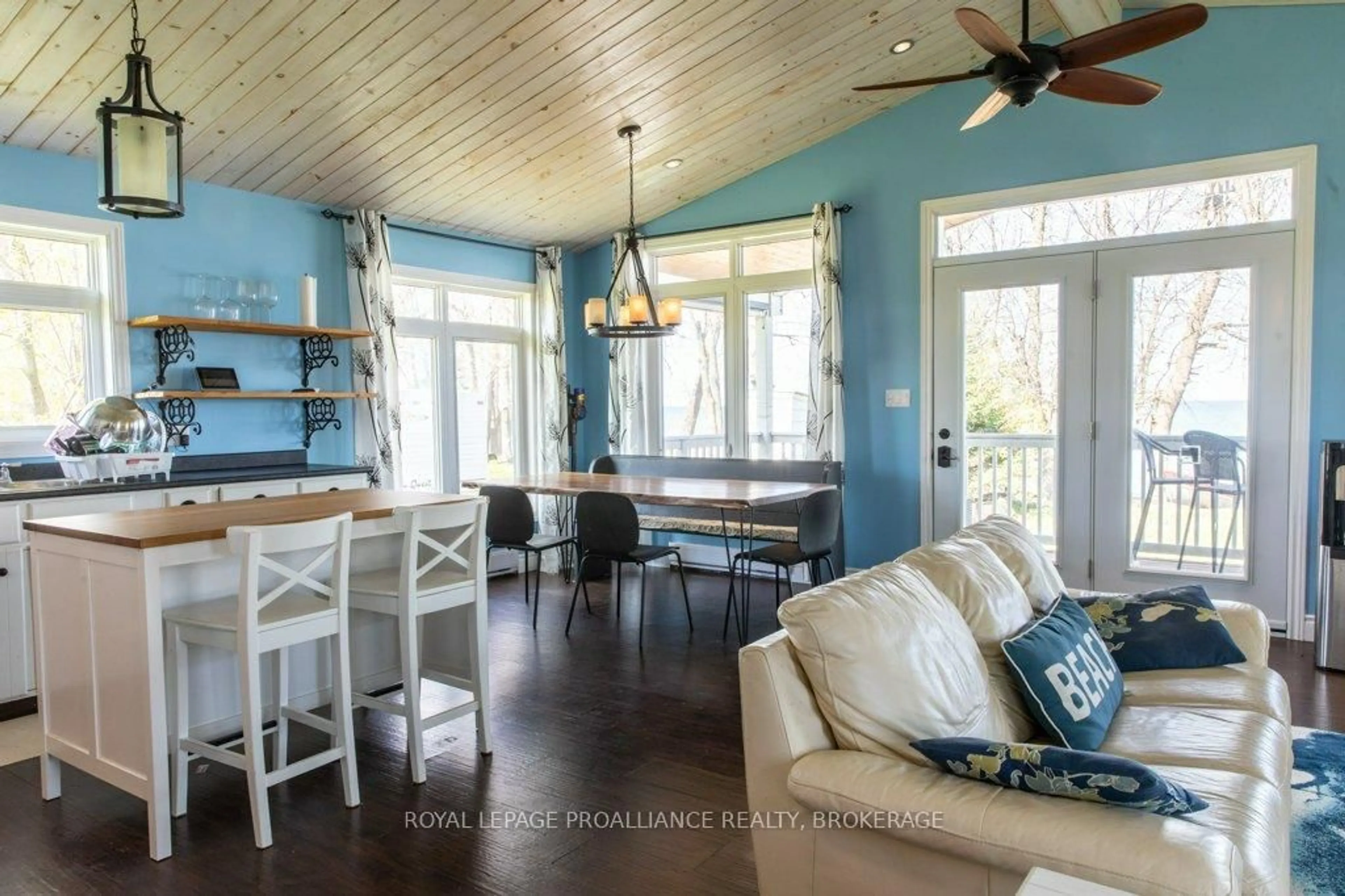 Open concept kitchen, unknown for 166 Easy Lane, Wolfe Island Ontario K0H 2Y0