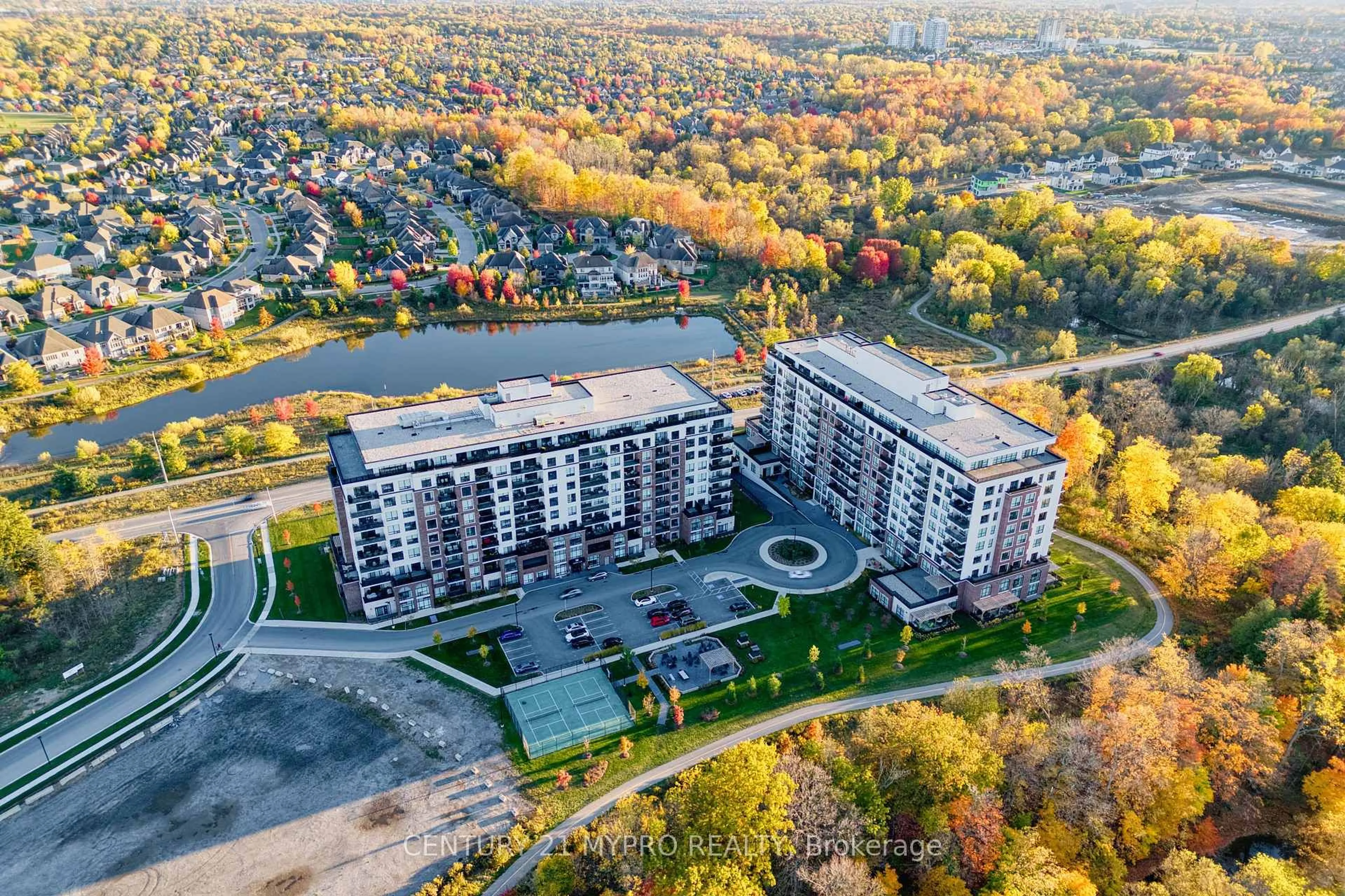 A pic from outside/outdoor area/front of a property/back of a property/a pic from drone, unknown for 460 Callaway Rd #208, London North Ontario N6G 0Z2