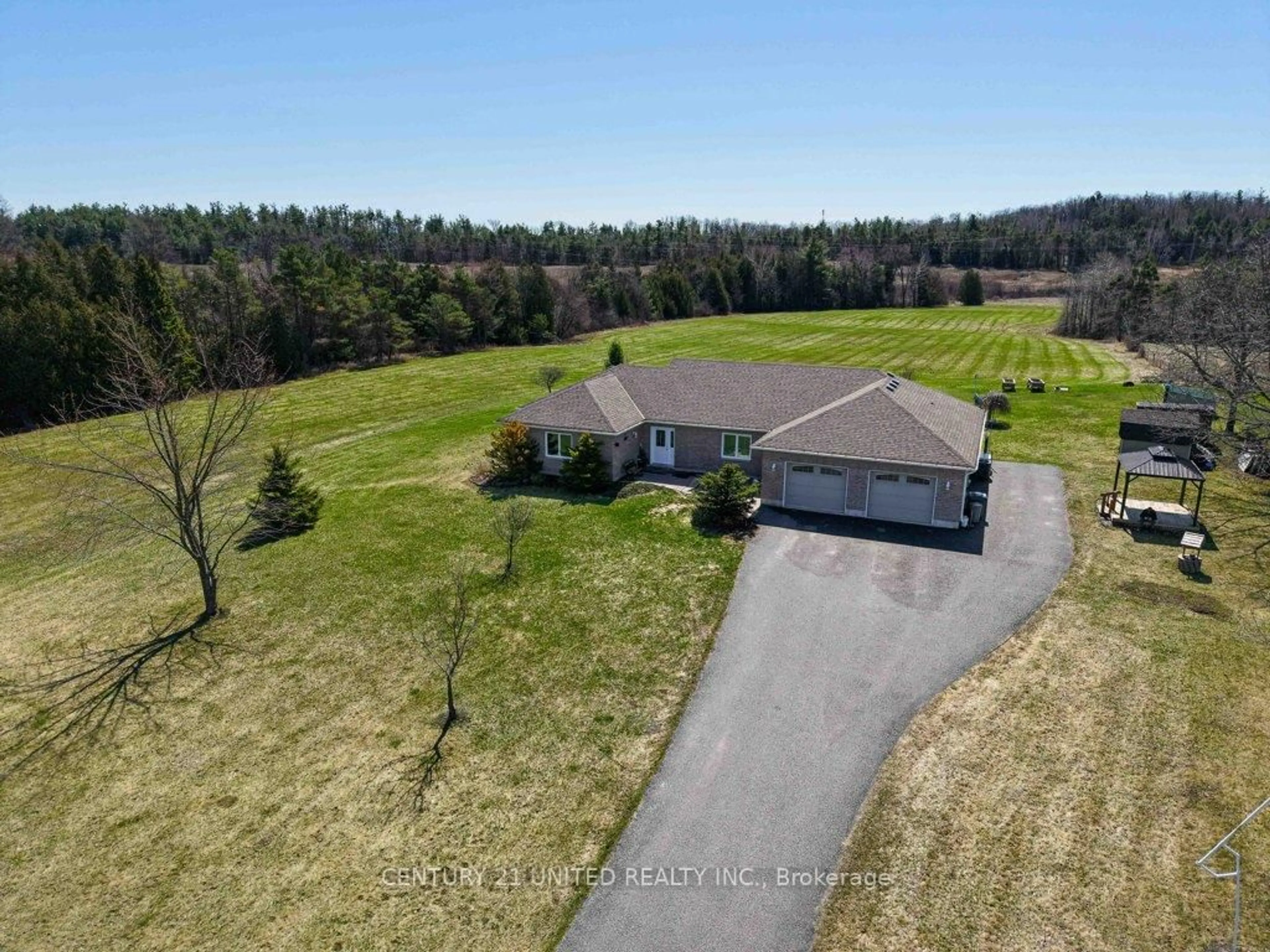 A pic from outside/outdoor area/front of a property/back of a property/a pic from drone, water/lake/river/ocean view for 3435 Dummer Asphodel Rd, Asphodel-Norwood Ontario K0L 2V0