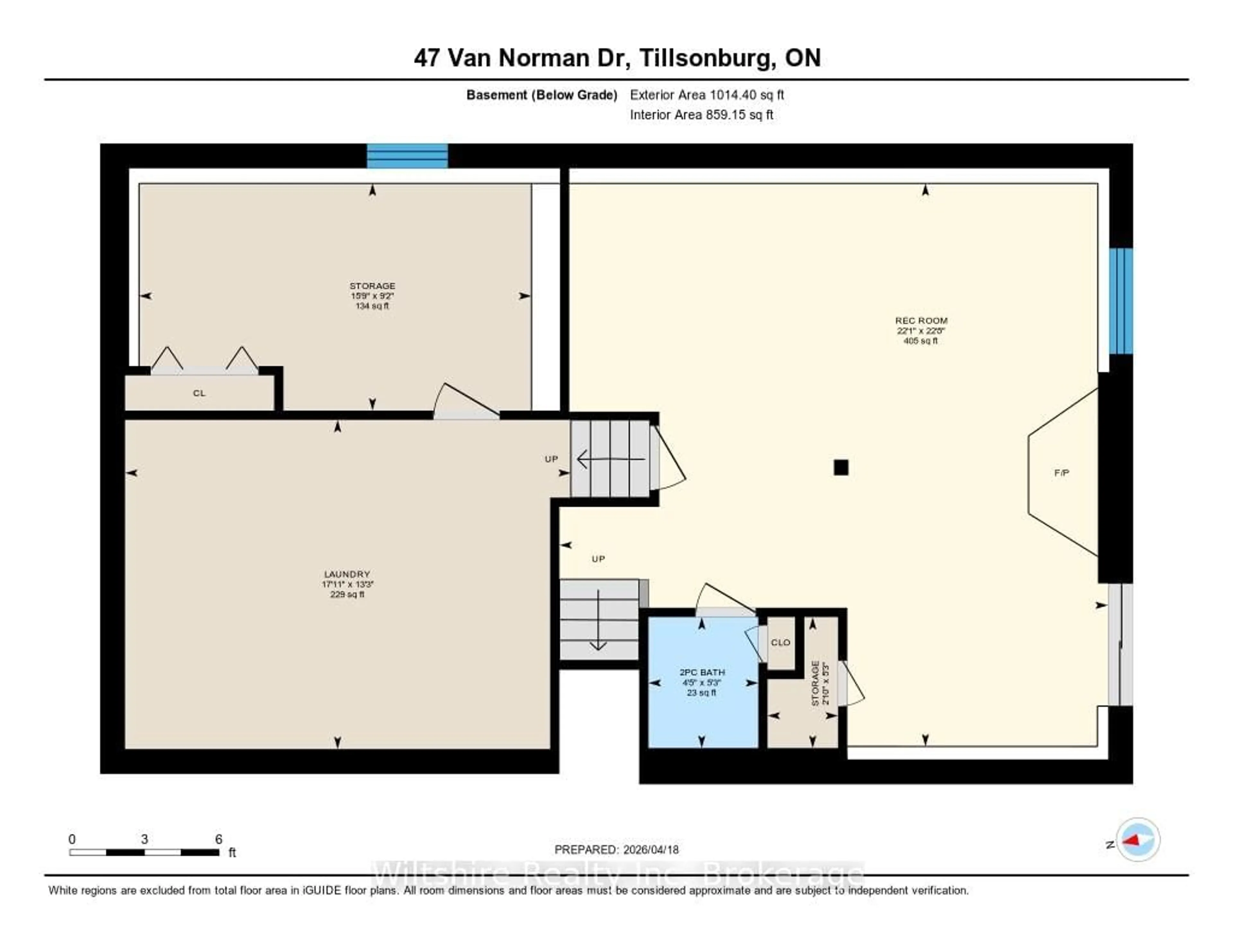 Floor plan for 47 Van Norman Dr, Tillsonburg Ontario N4G 4S9
