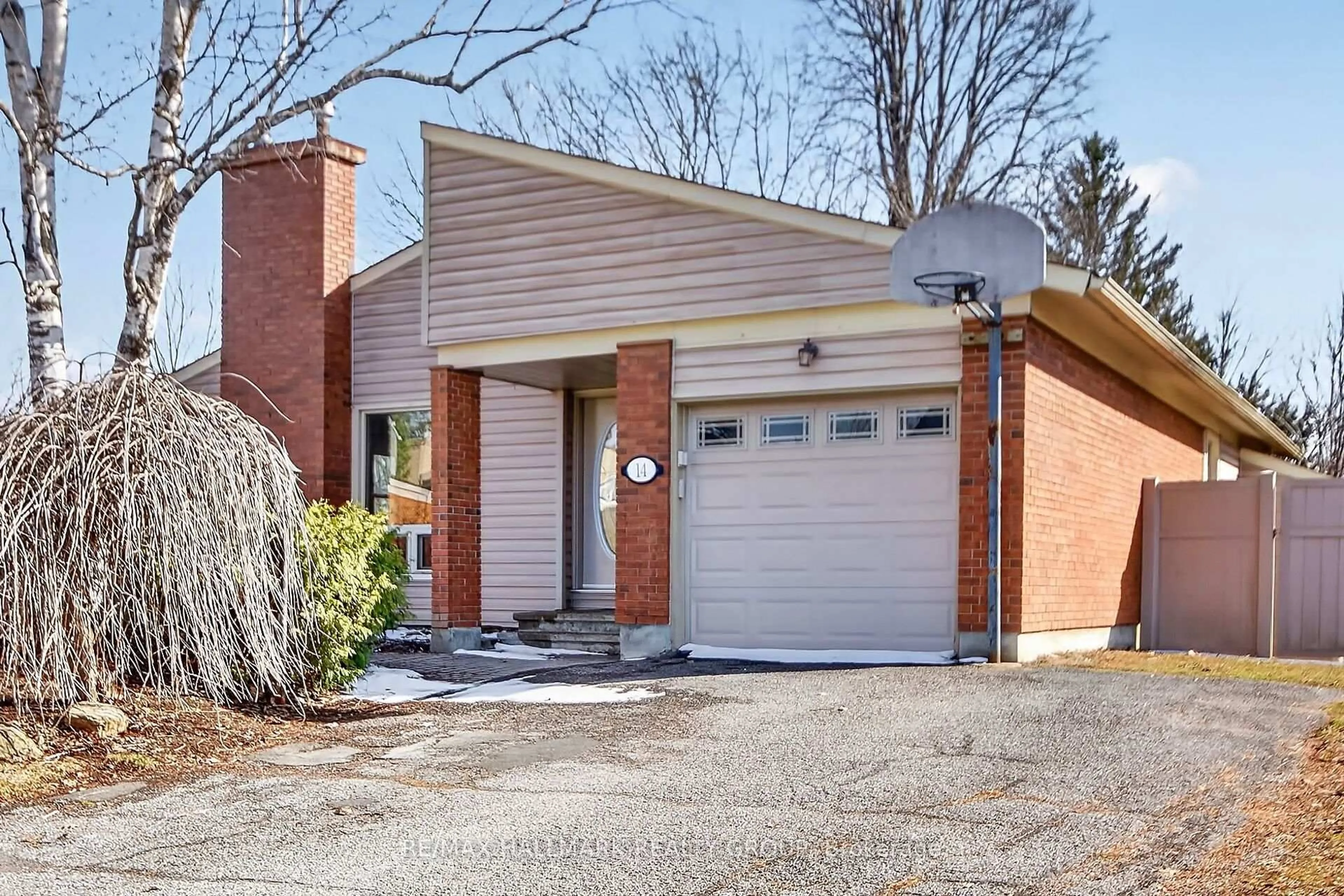 Home with brick exterior material, street for 14 Jalna Crt, Barrhaven Ontario K2J 1M6