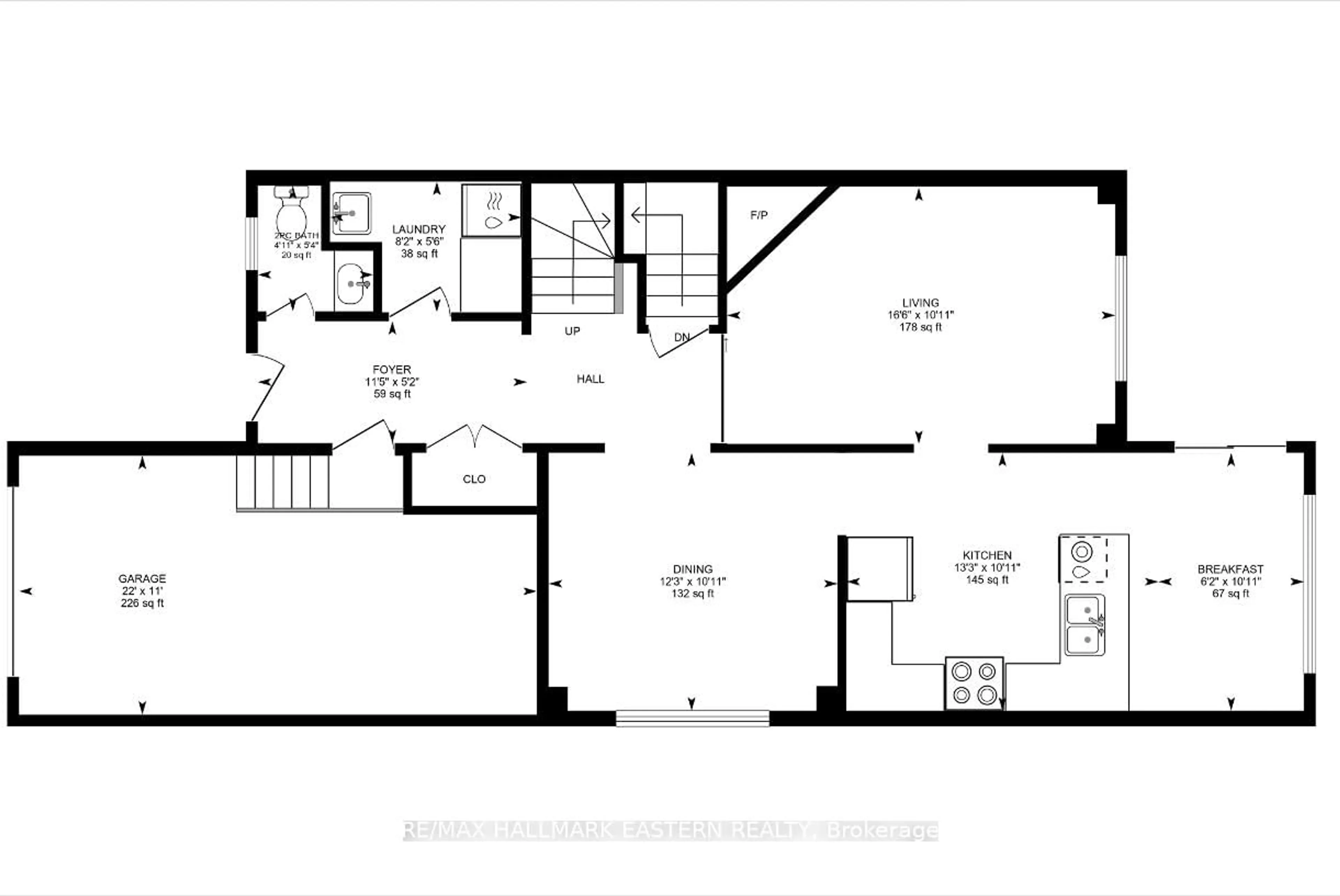 Floor plan for 537 Wilfred Dr, Peterborough Ontario K9K 2H1