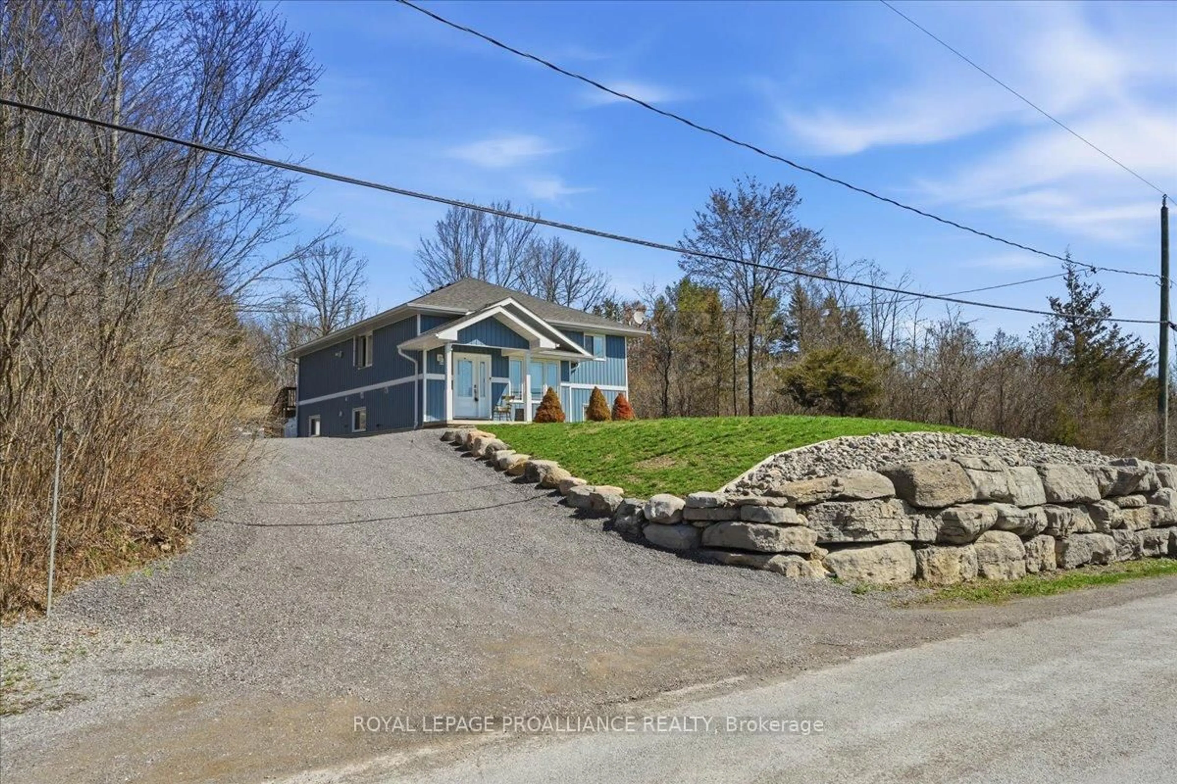 A pic from outside/outdoor area/front of a property/back of a property/a pic from drone, street for 735 Shannon Rd, Tyendinaga Ontario K0K 2V0