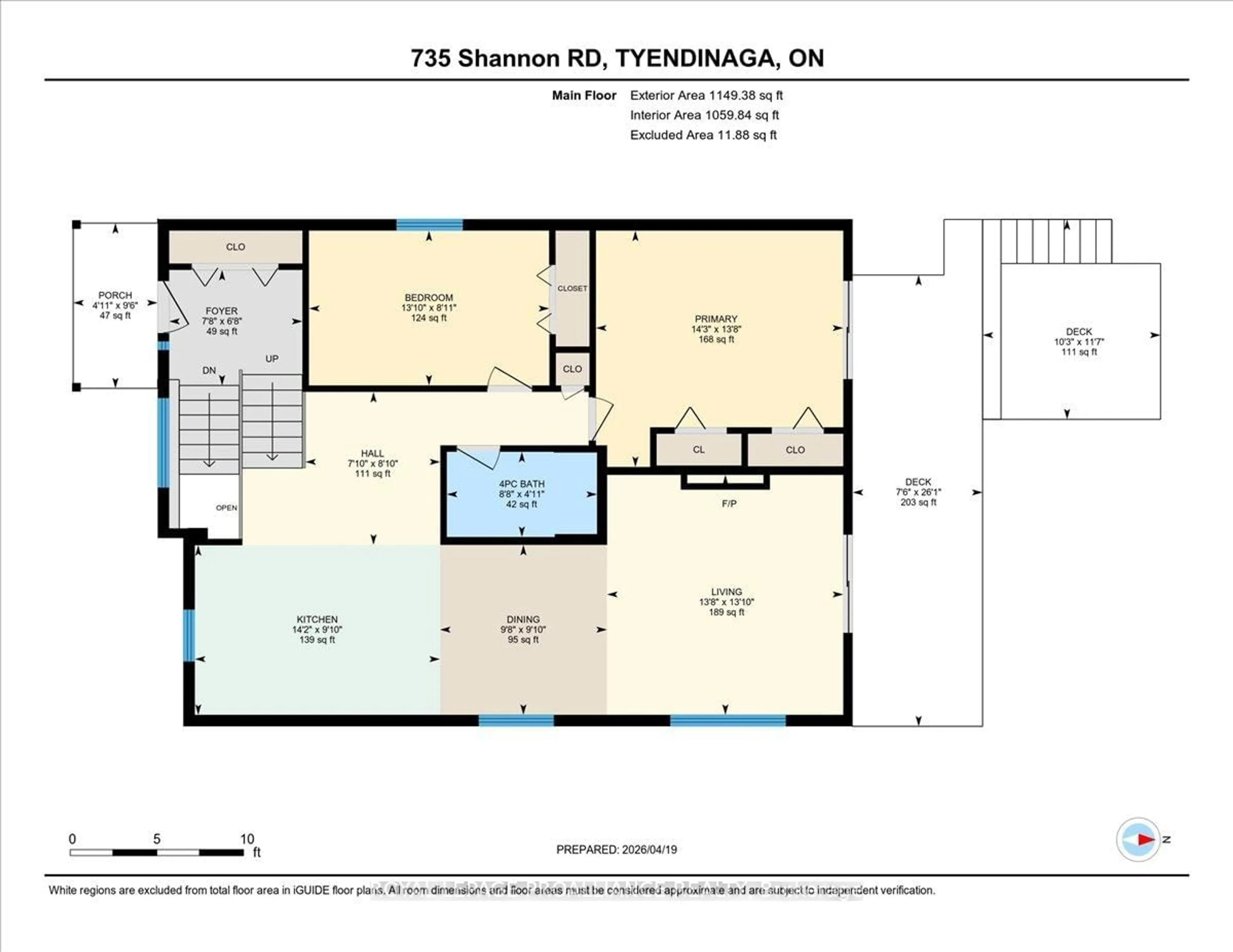 Floor plan for 735 Shannon Rd, Tyendinaga Ontario K0K 2V0