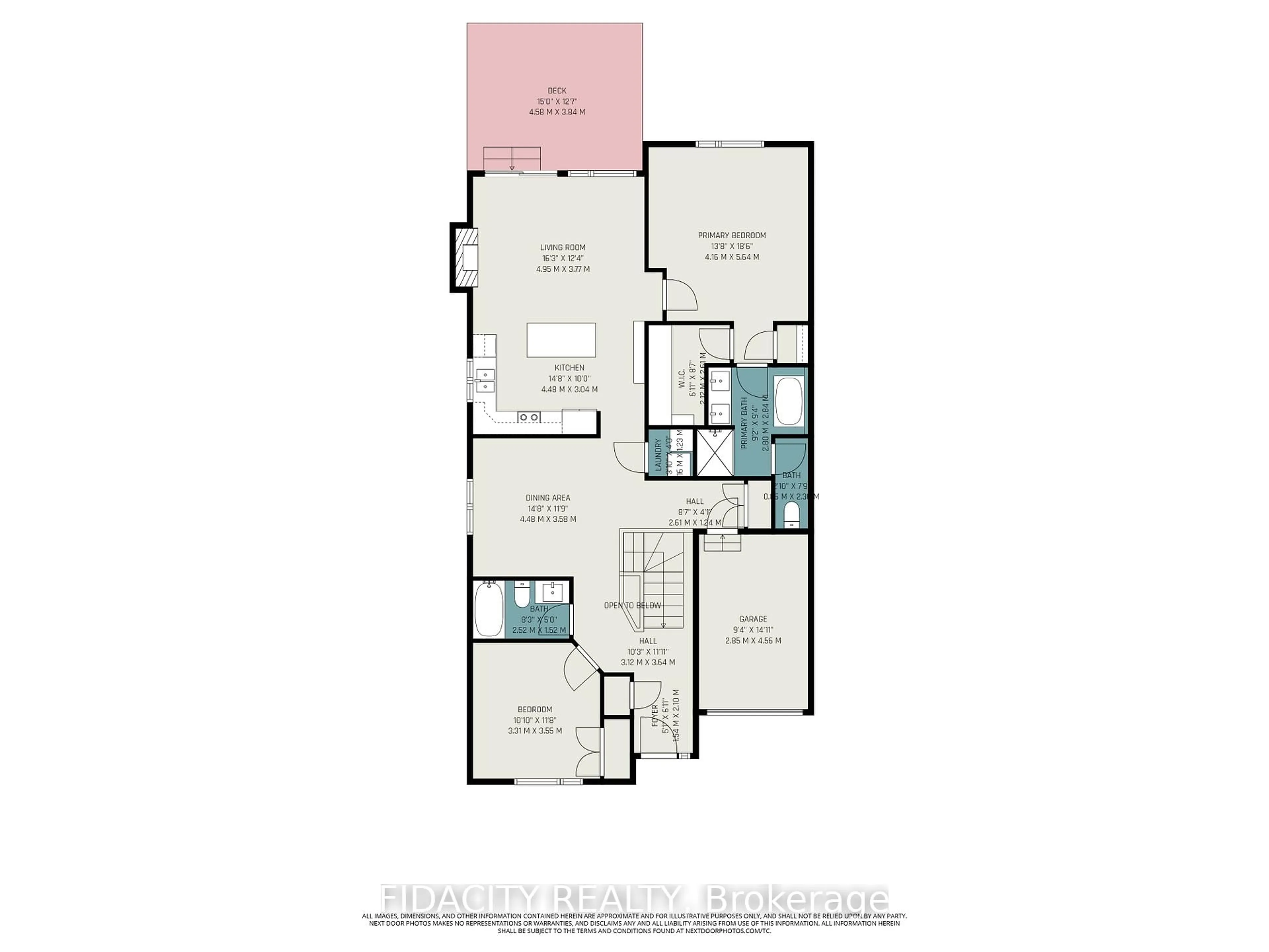Floor plan for 565 Bobolink Rdge, Ottawa Ontario K2S 2P4