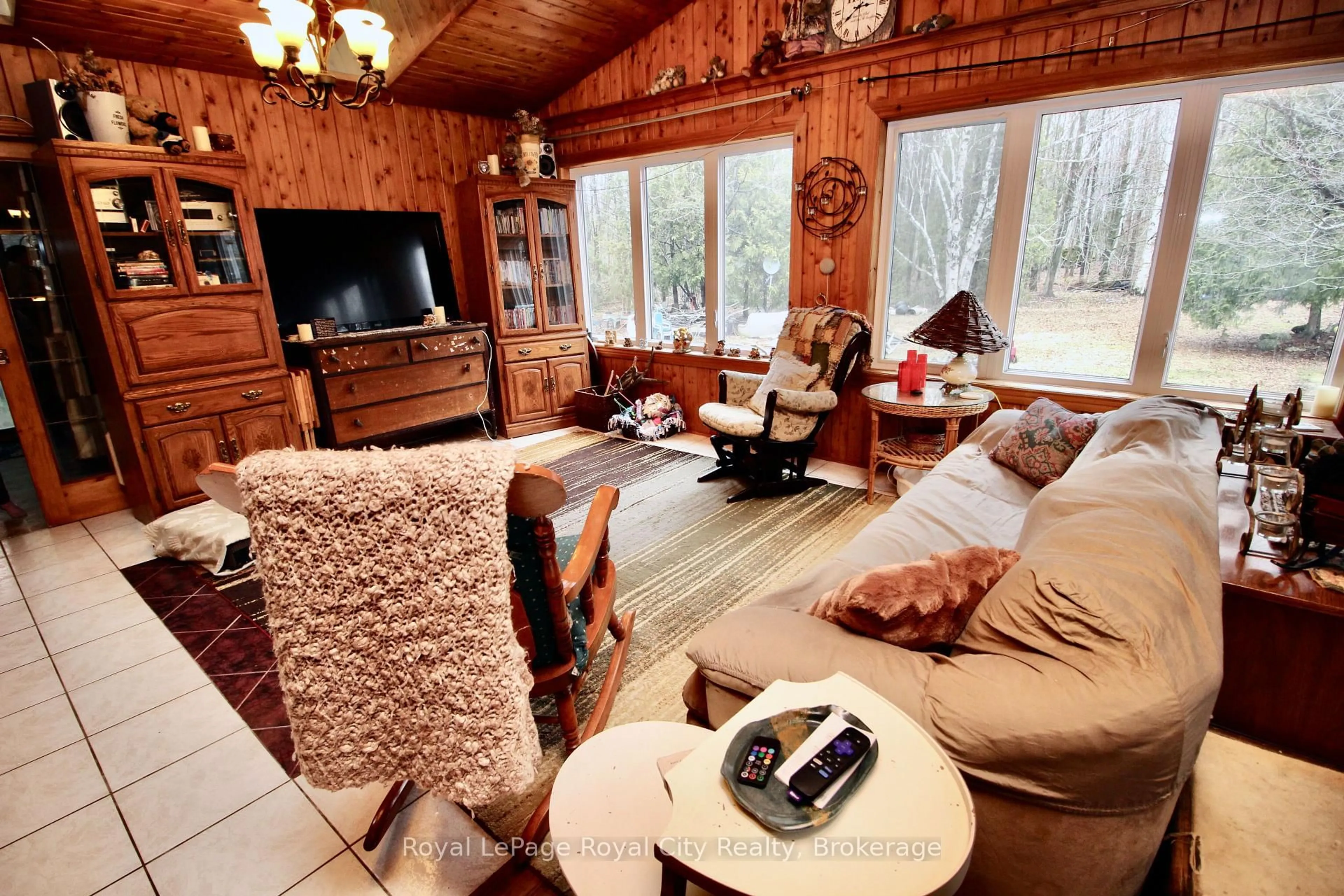 Living room with furniture, wood/laminate floor for 192 McArthur Rd, Northern Bruce Peninsula Ontario N0H 2R0