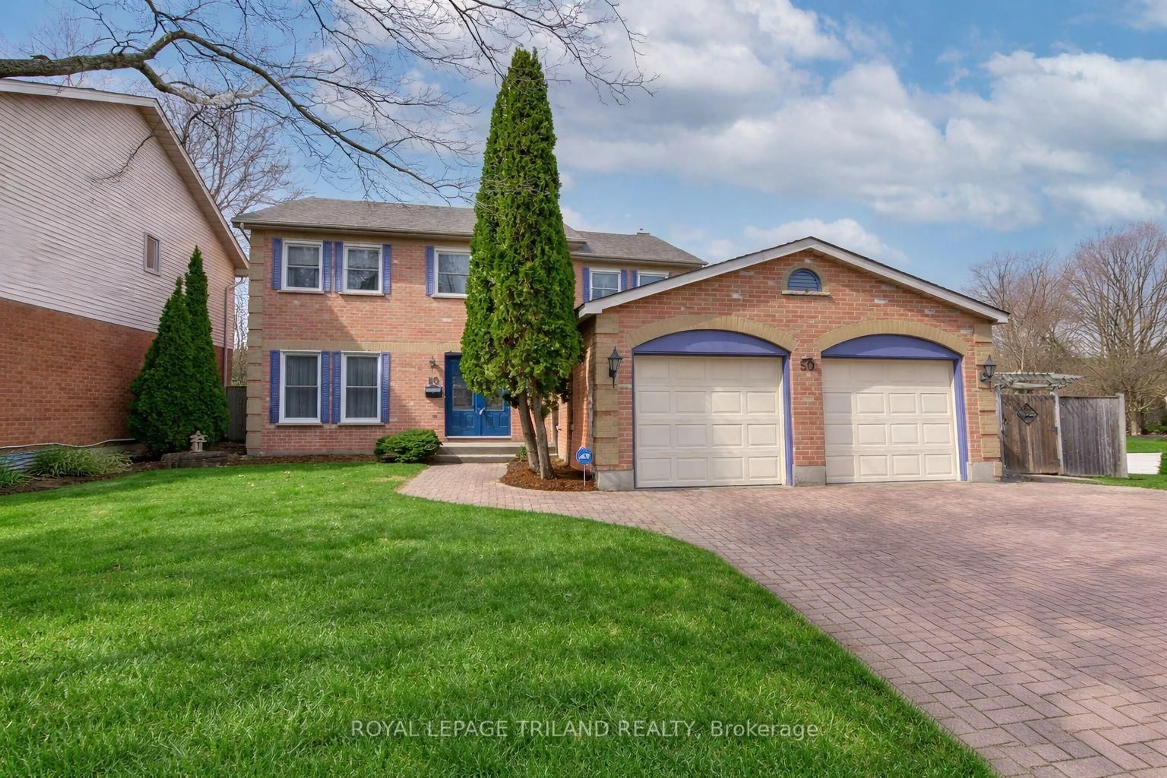 Home with brick exterior material, street for 50 Penrith Cres, London North Ontario N6G 4M8