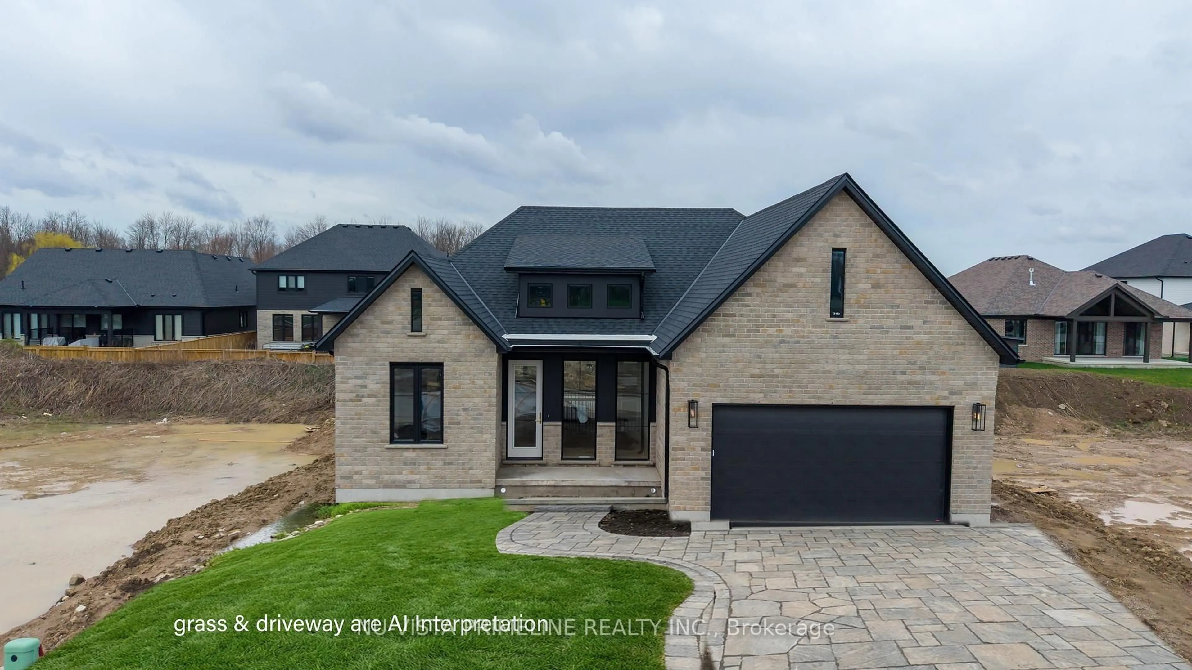 Home with brick exterior material, street for 115 TIMBERWALK Tr, Middlesex Centre Ontario N0M 2A0