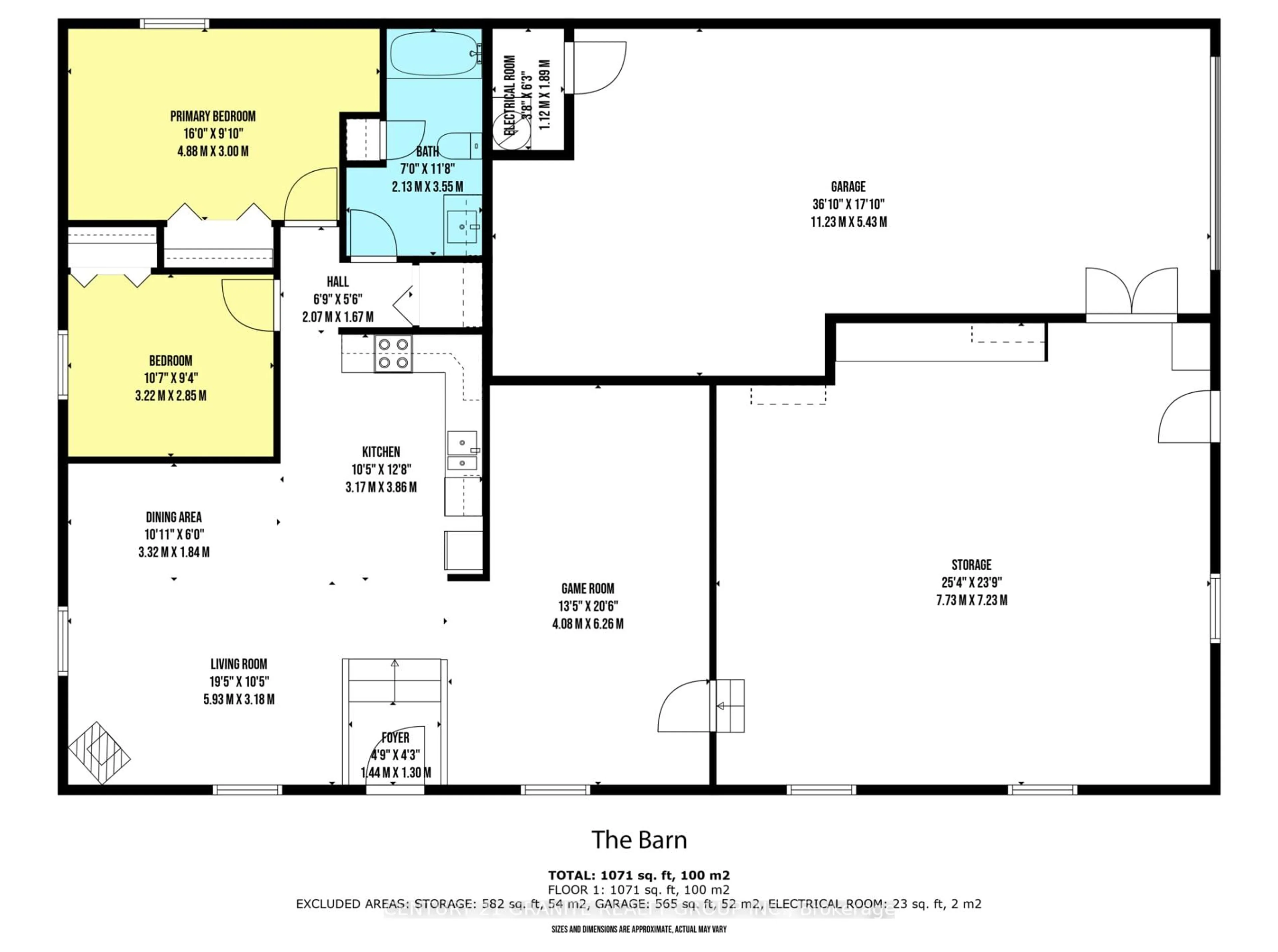 Floor plan for 3493 South Baptiste Lake Rd, Highlands East Ontario K0L 2A0