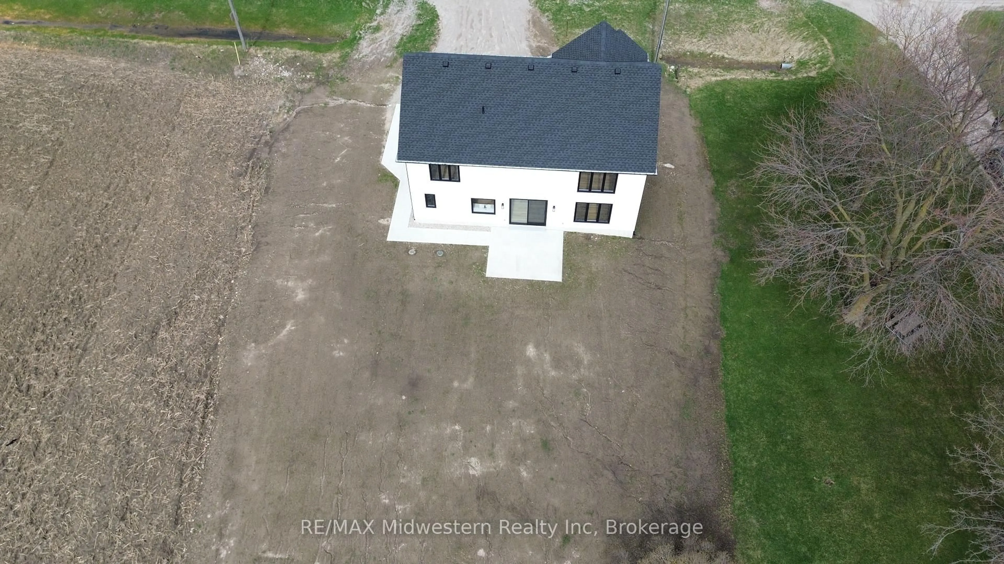 A pic from outside/outdoor area/front of a property/back of a property/a pic from drone, building for 6589 Road 164 Rd, North Perth Ontario N0K 1P0