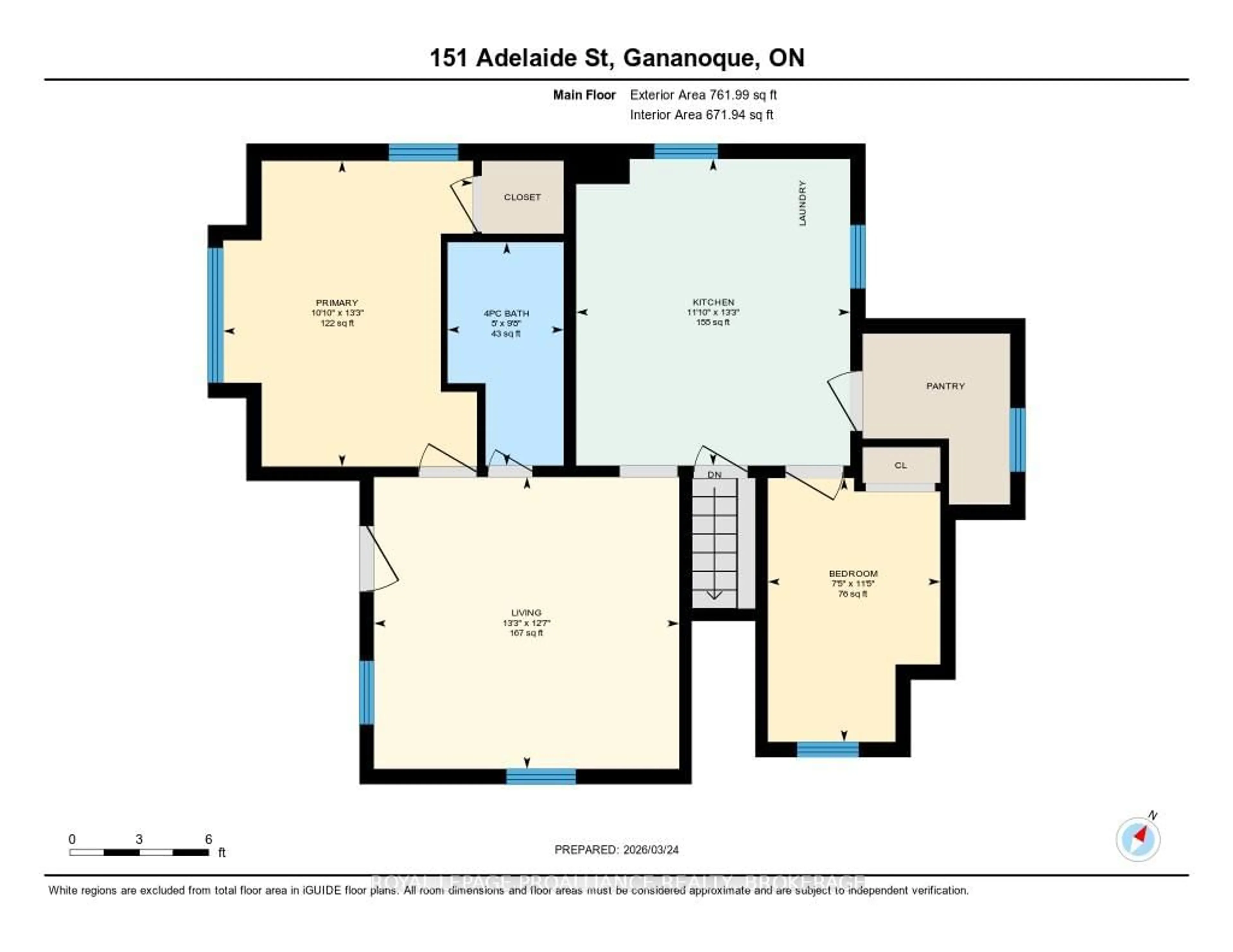 Floor plan for 151 Adelaide St, Gananoque Ontario K7G 2B7