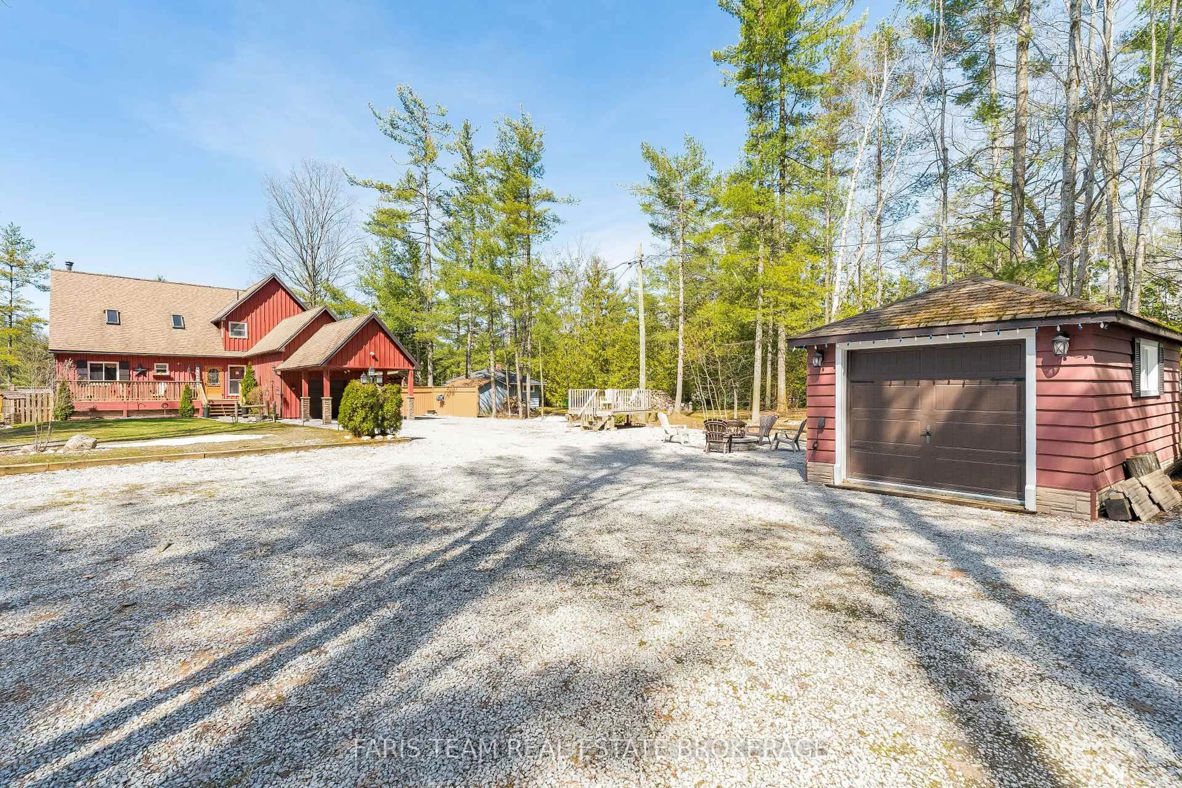 A pic from outside/outdoor area/front of a property/back of a property/a pic from drone, unknown for 153 Stanley Rd, Kawartha Lakes Ontario K0M 2T0