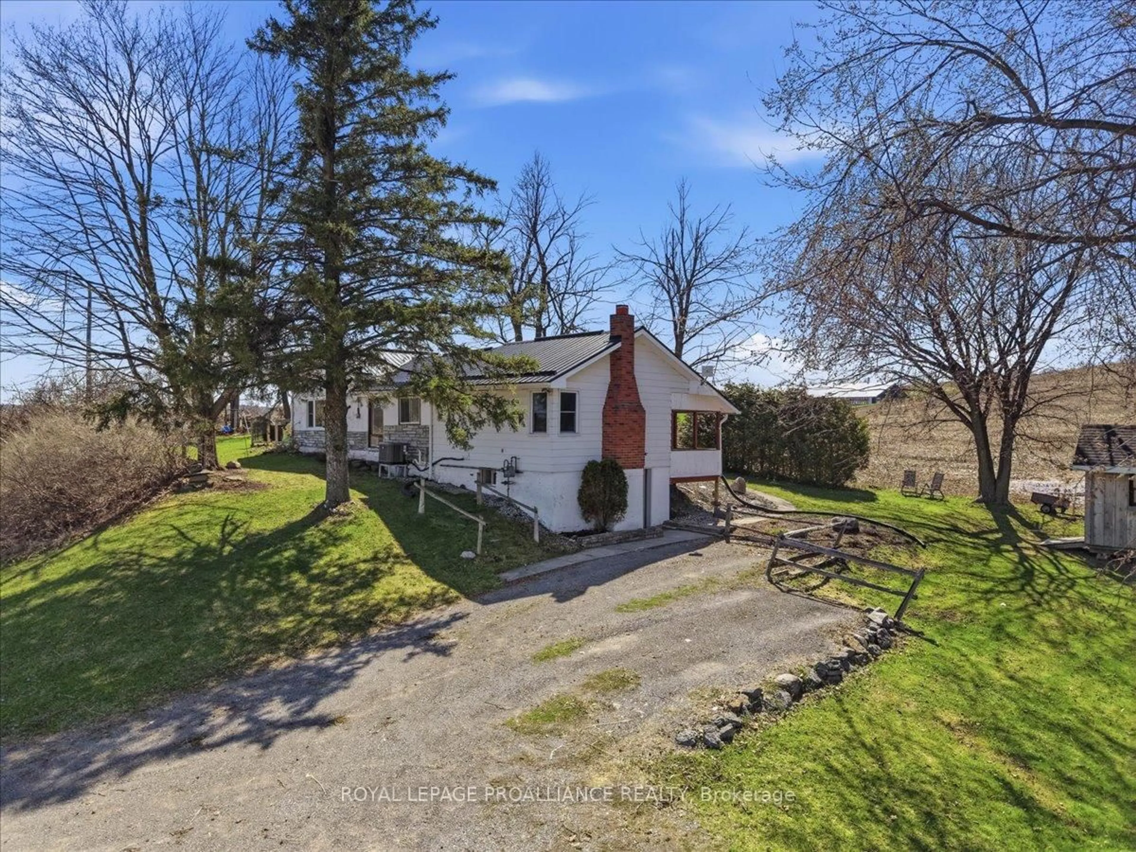 A pic from outside/outdoor area/front of a property/back of a property/a pic from drone, street for 10219 Hwy 62 S, Stirling Ontario K0K 3E0