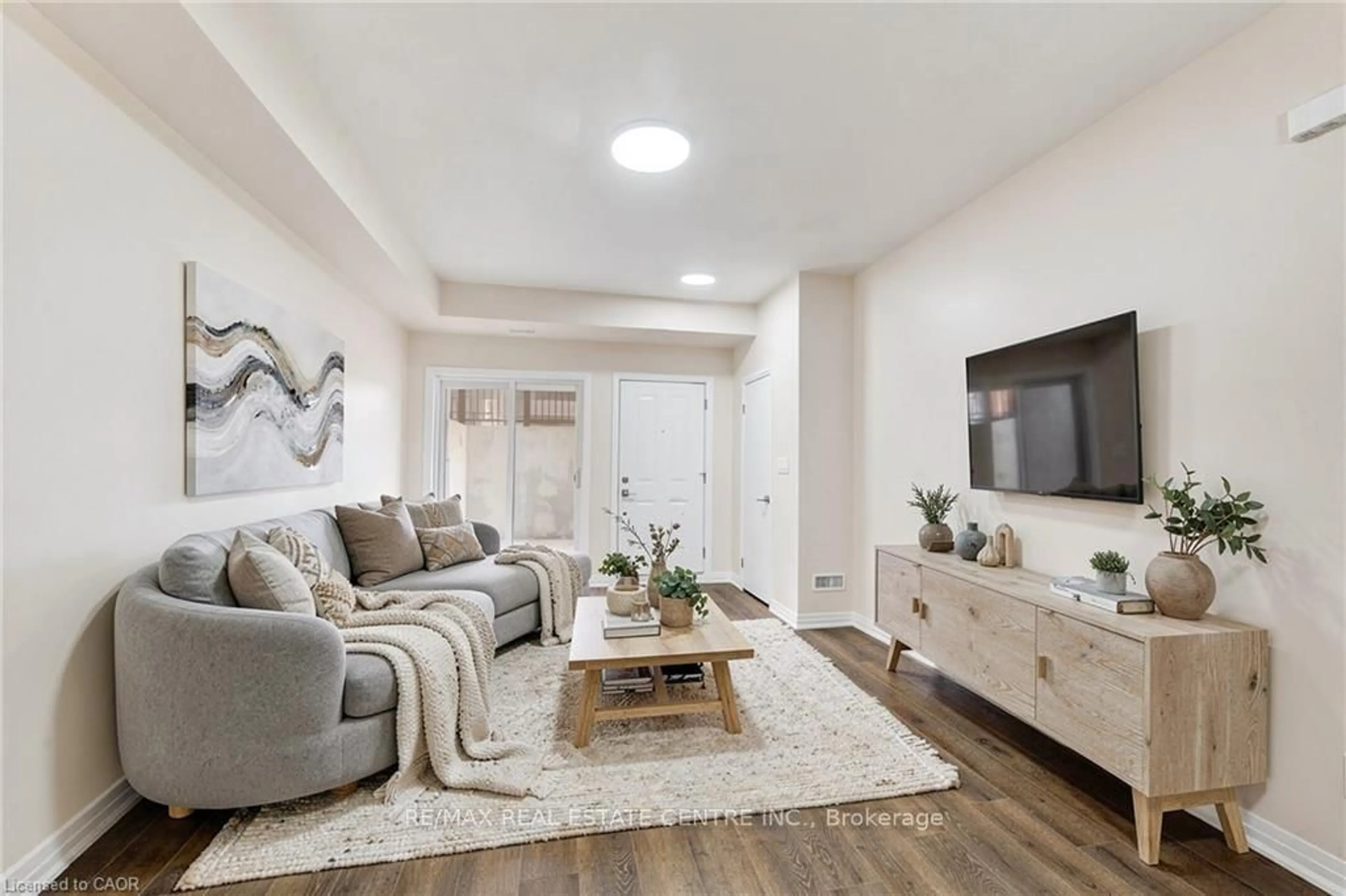 Living room with furniture, unknown for 25 Isherwood Ave #57, Cambridge Ontario N1R 0E2