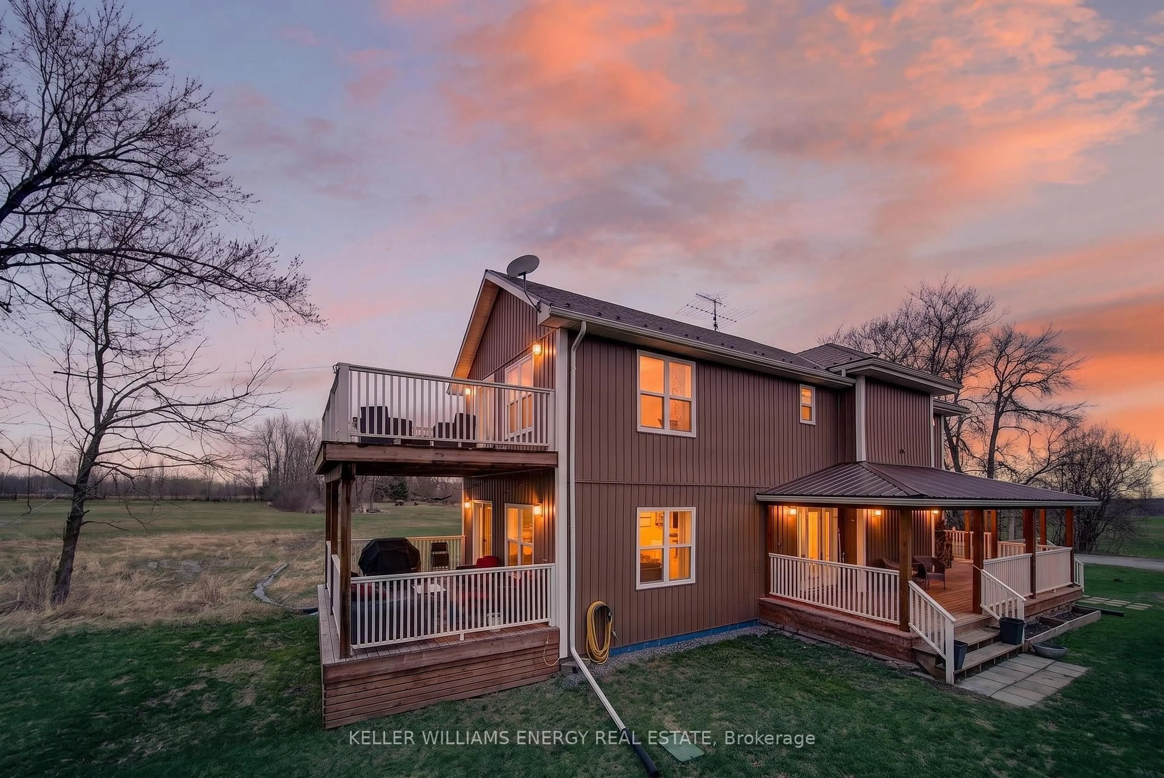 A pic from outside/outdoor area/front of a property/back of a property/a pic from drone, unknown for 641 Melville Rd, Prince Edward County Ontario K0K 1T0