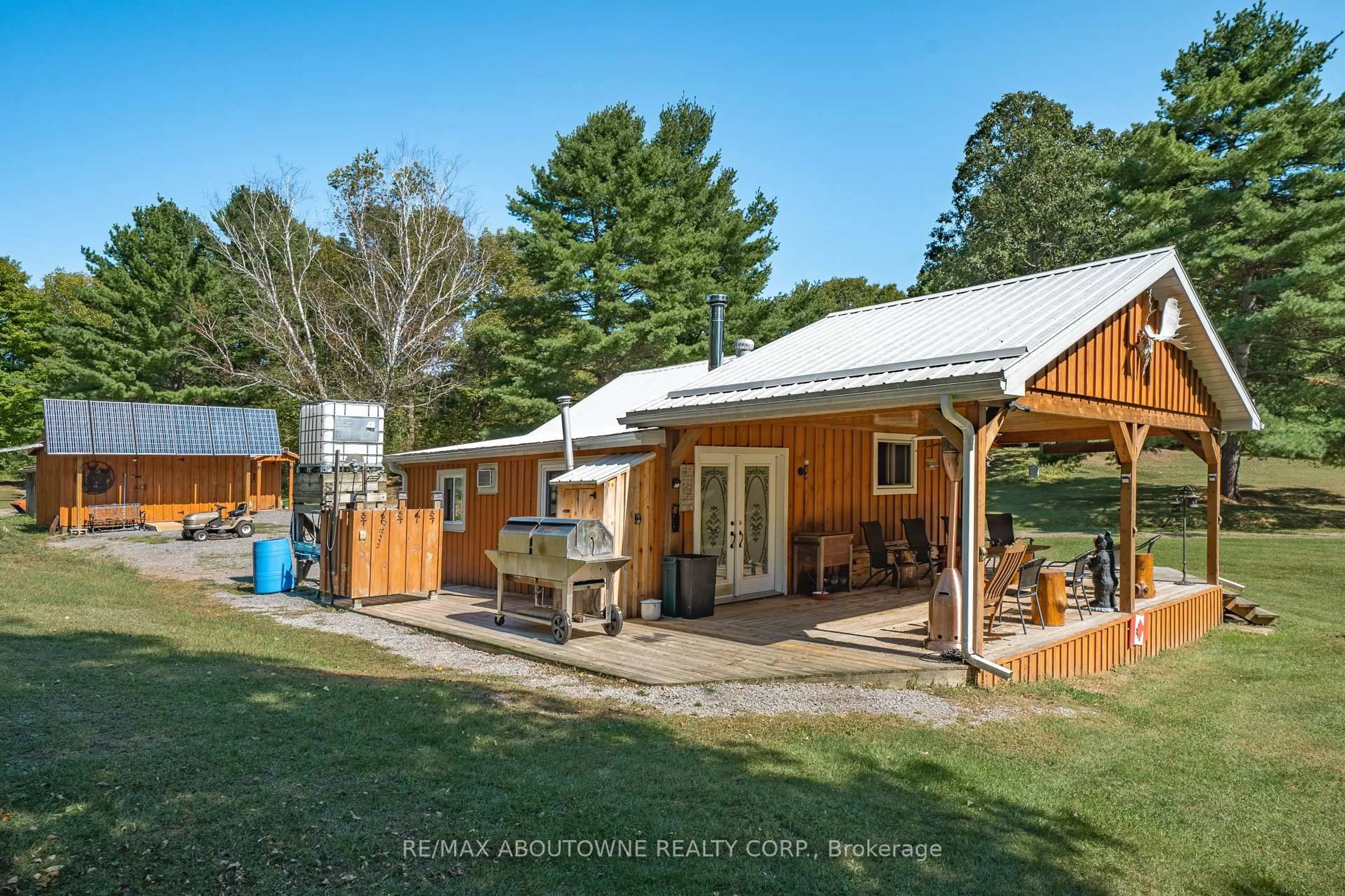 A pic from outside/outdoor area/front of a property/back of a property/a pic from drone, street for 1161 & 1220 TURCOTTE Rd, Stone Mills Ontario K0K 2A0