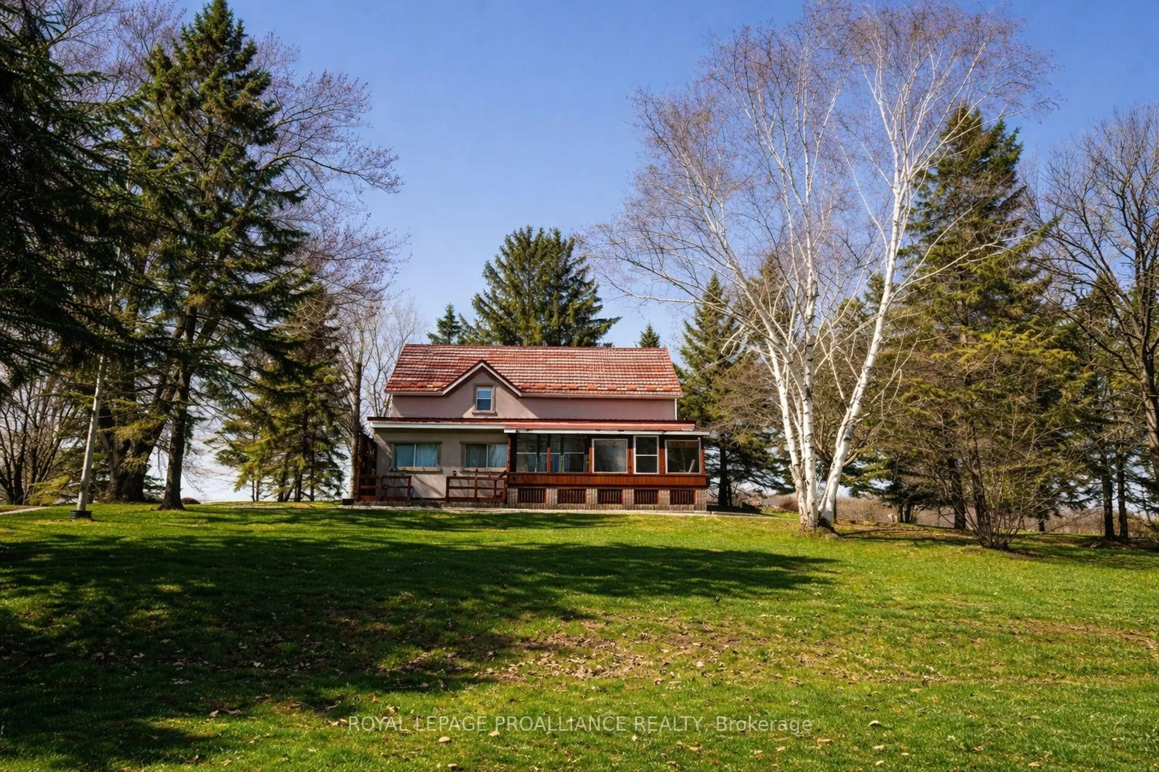 A pic from outside/outdoor area/front of a property/back of a property/a pic from drone, unknown for 2370 Highway 37, Belleville Ontario K0K 2V0