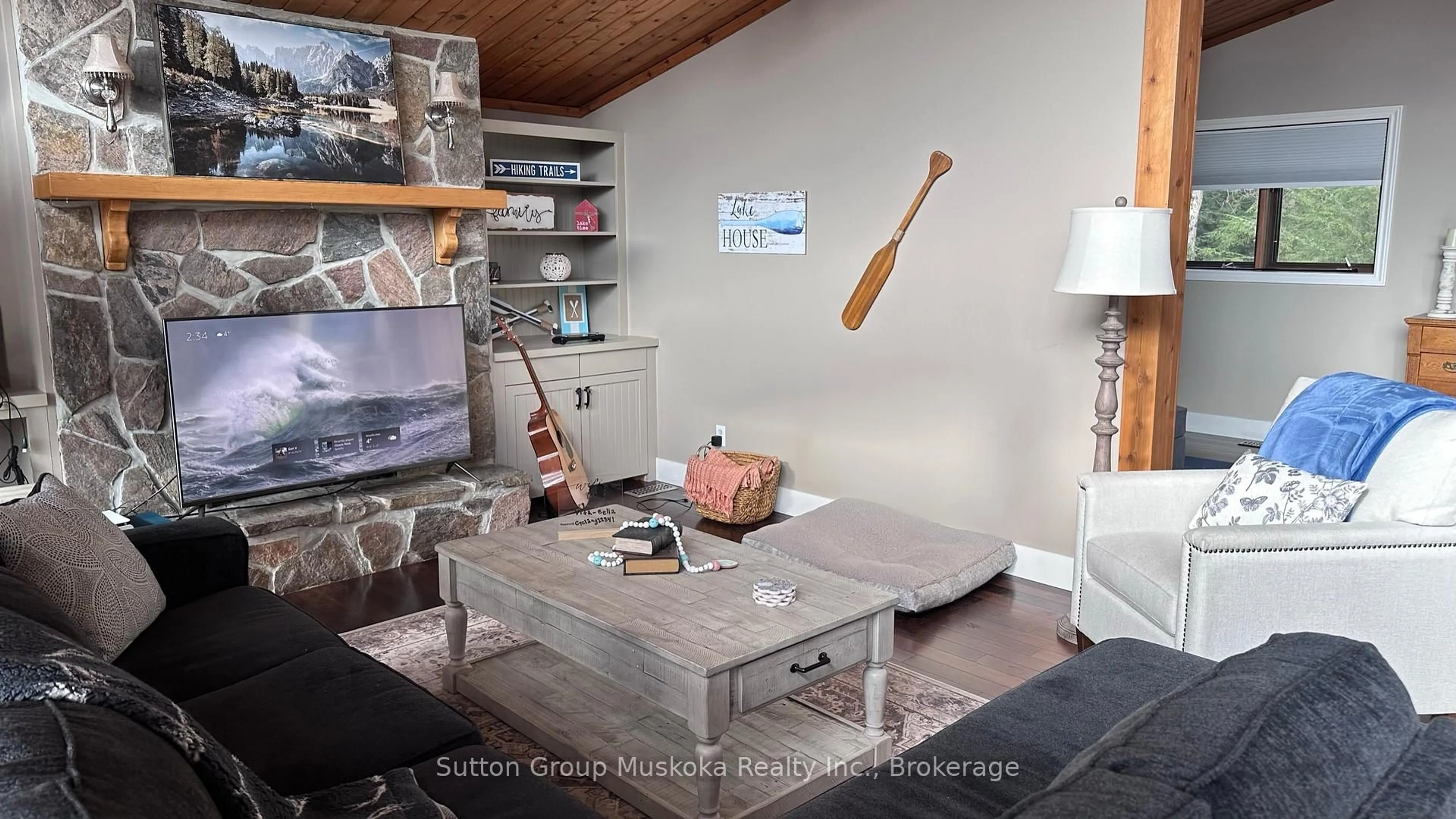 Living room with furniture, unknown for 165 Golden Pheasant Dr, Huntsville Ontario P1H 1B3